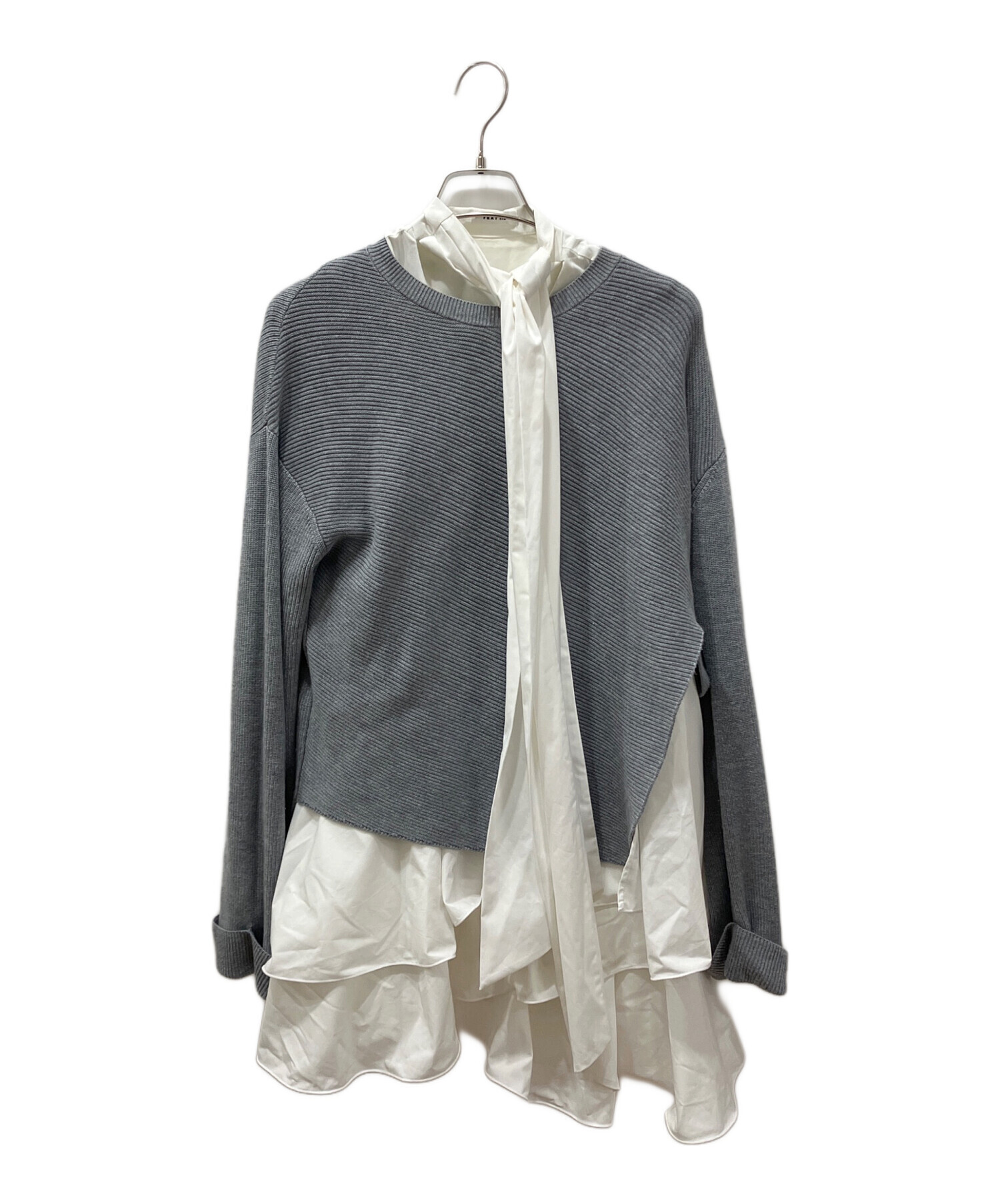 中古・古着通販】FRAY ID (フレイ アイディー) リボンタイコンビニット