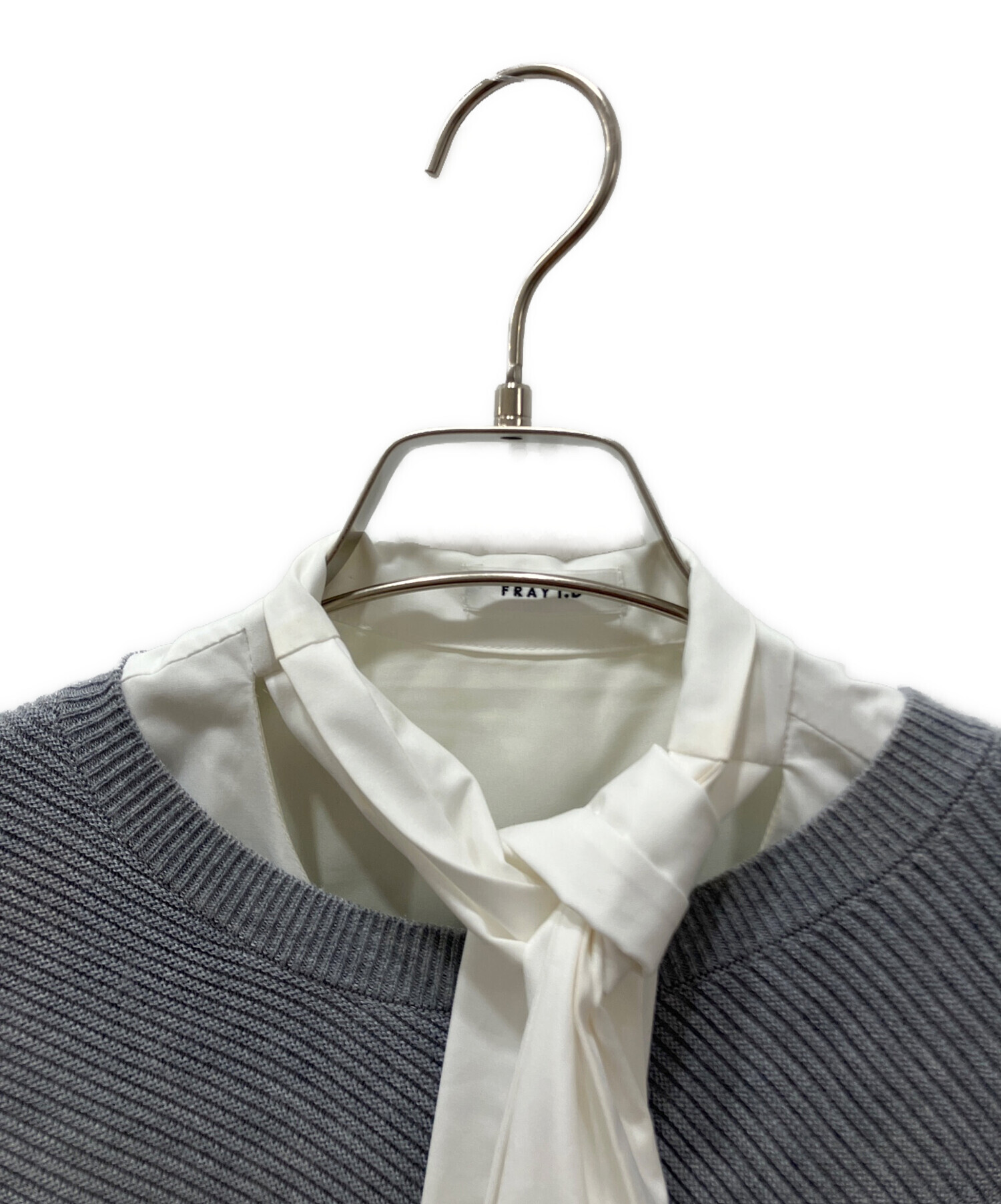 中古・古着通販】FRAY ID (フレイ アイディー) リボンタイコンビニット