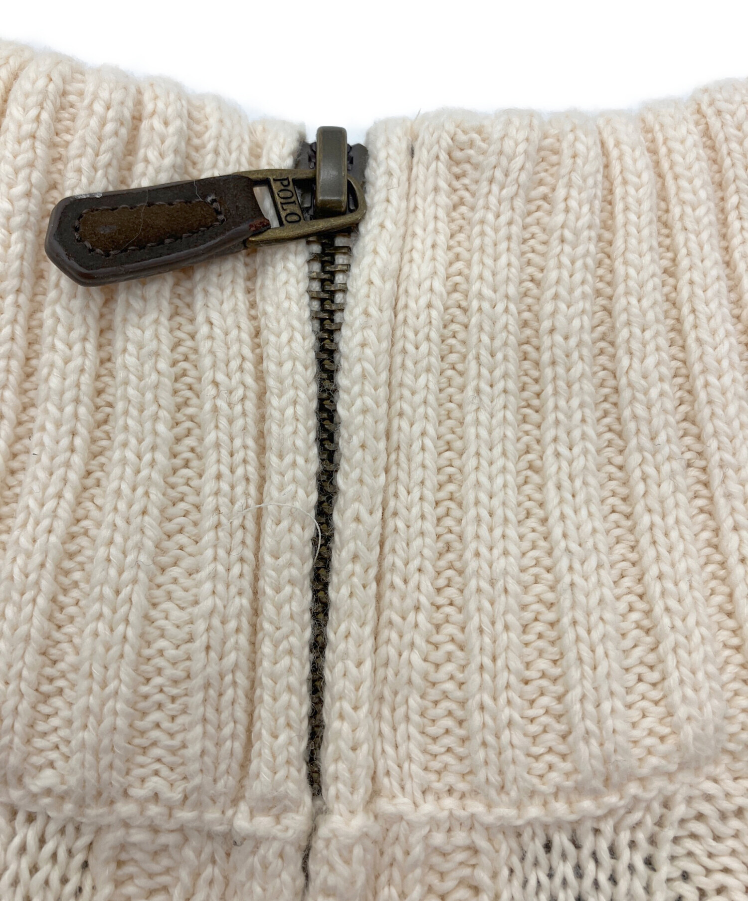 新品未使用 ラルフローレン ハーフジップセーター ベージュ 中古・古着通販】POLO RALPH LAUREN (ポロ・ラルフローレン) ハーフ