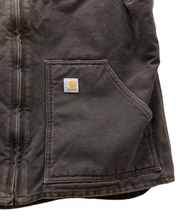 中古・古着通販】CarHartt (カーハート) 00S ダックベスト ブラウン