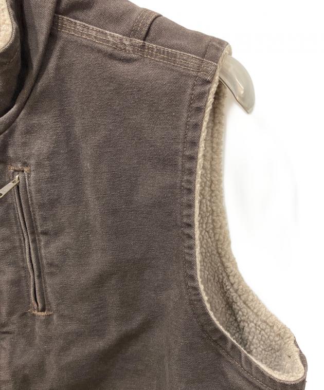 中古・古着通販】CarHartt (カーハート) 00S ダックベスト ブラウン