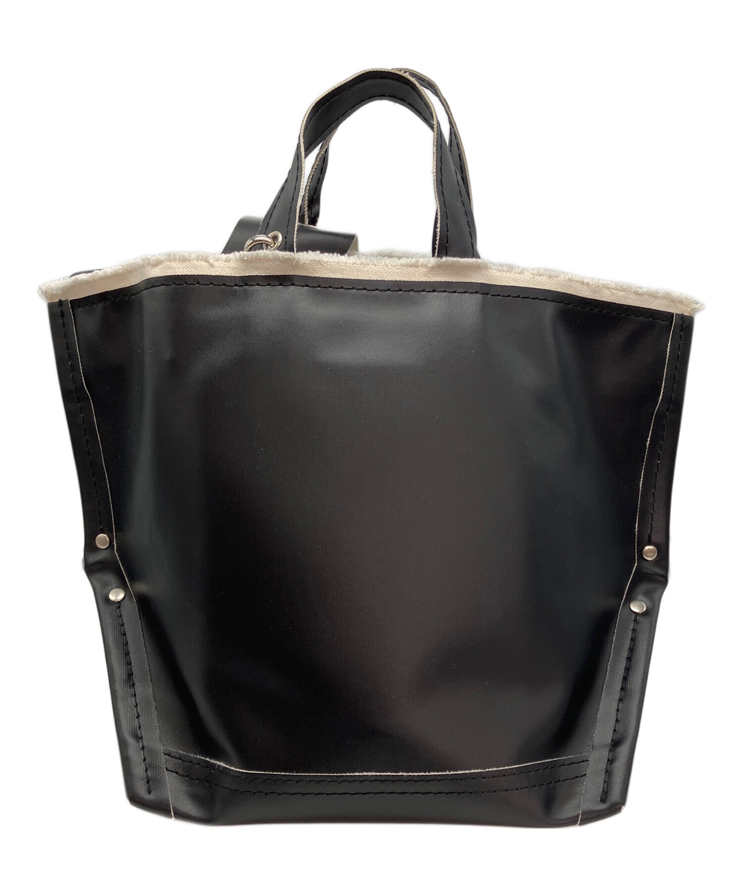 ebagosエバゴスドットバック中古 中古・古着通販】ebagos (エバゴス) レザーカゴバッグ ブラウン