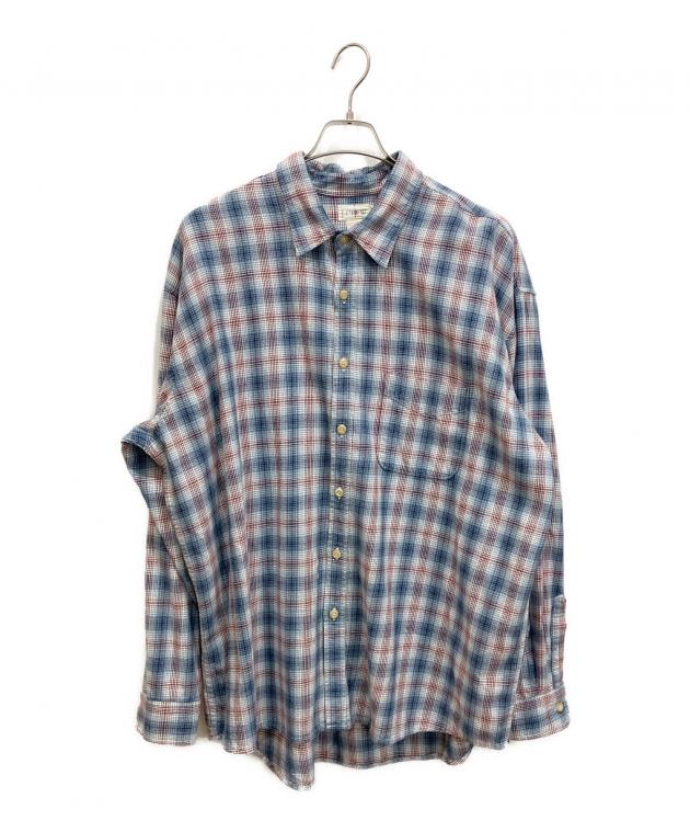 中古・古着通販】J.CREW (ジェイクルー) 90s チェックシャツ ブルー