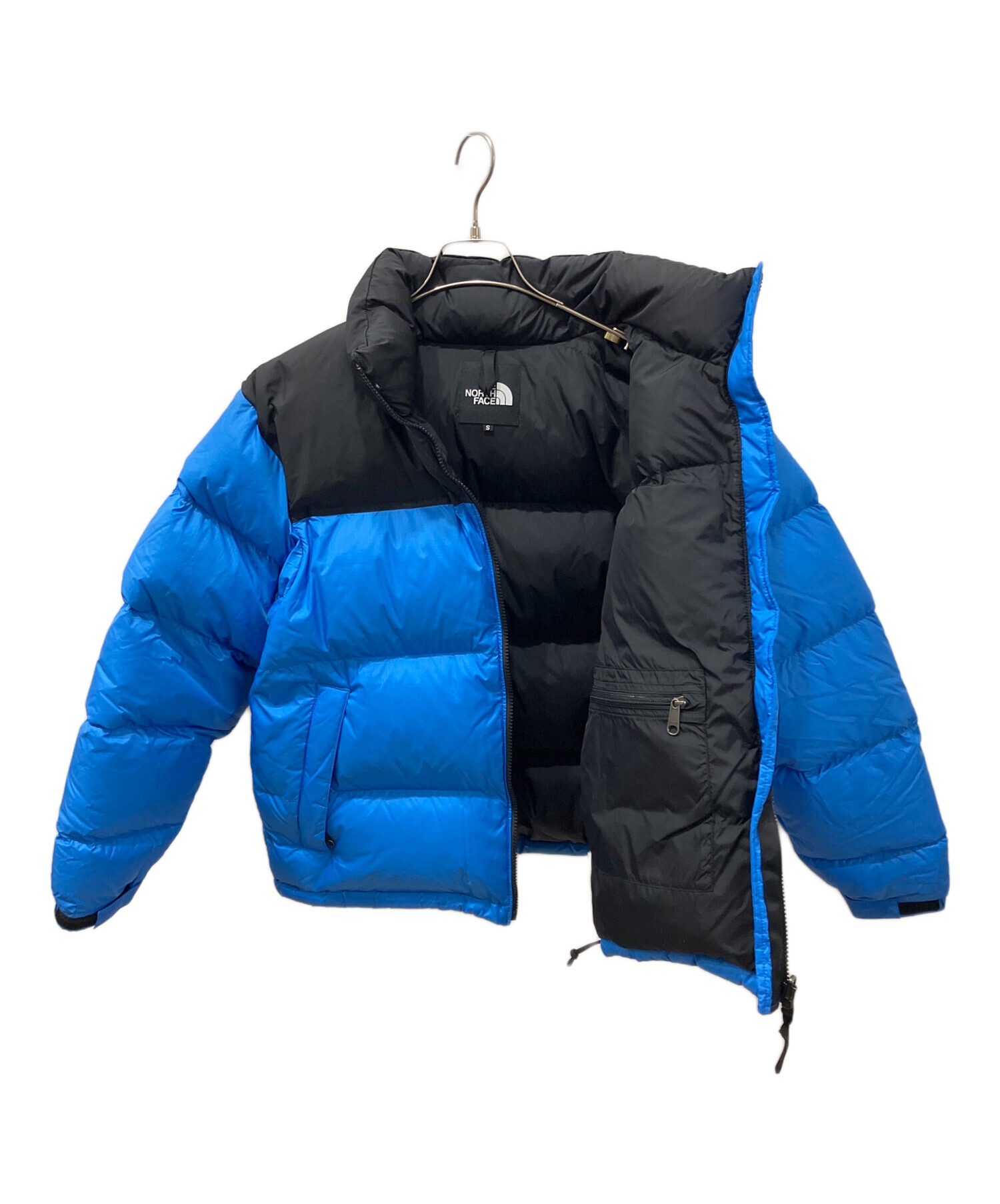 ノースフェイス　ヌプシ ダウンジャケット　XL　800フィル黒青 ブルゾン　古着 中古・古着通販】THE NORTH FACE (ザ ノース フェイス) Nuptse Jacket