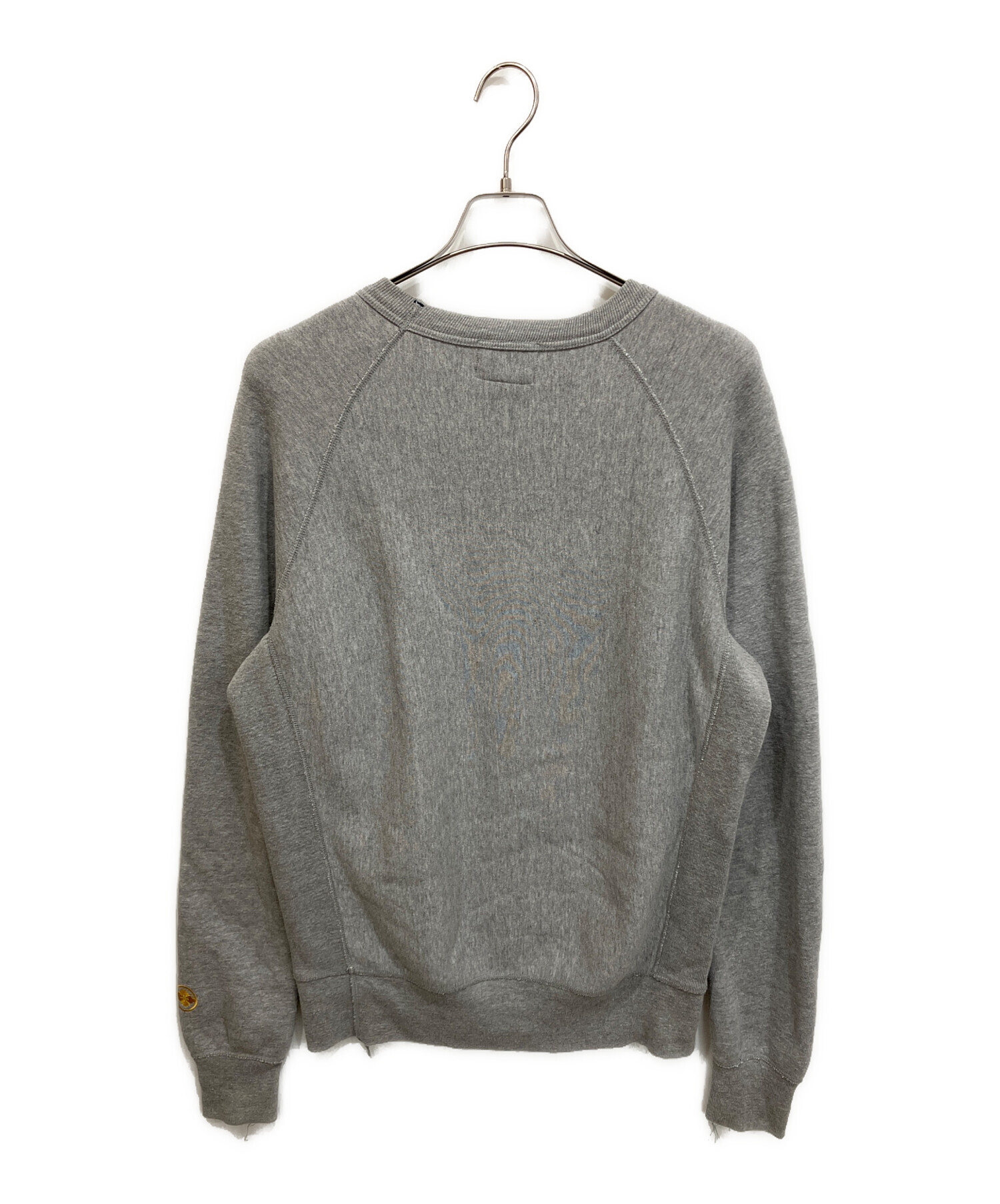 MY3784■EVISU■エヴィス LOT7001 STUDENT 勉強 カモメ 中古・古着通販】EVISU (エヴィス) カモメプリントVガゼットスウェット