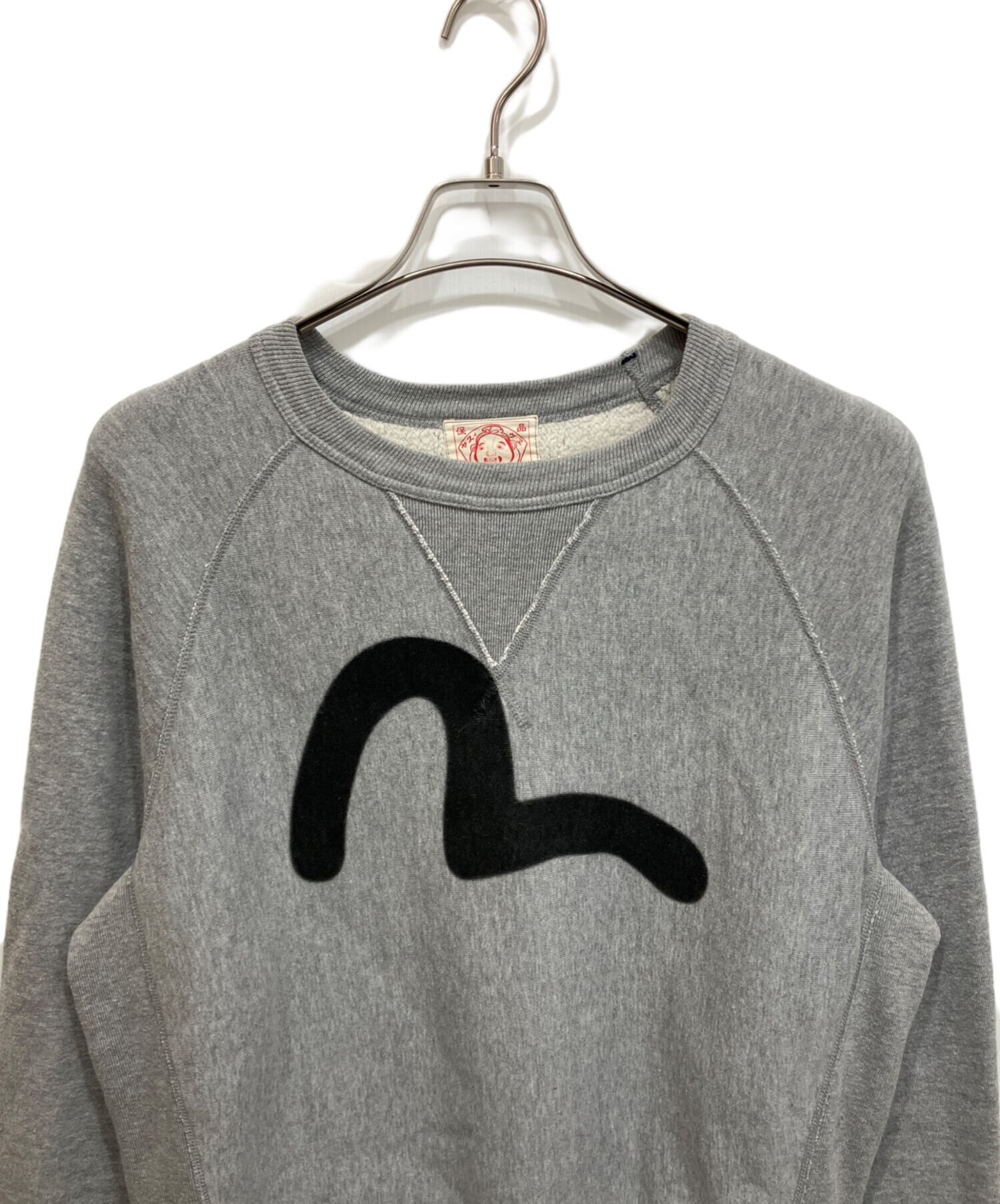 は*は様 【廃盤】EVISU エヴィス カモメプリント スウェット ピンク サイ 中古・古着通販】EVISU (エヴィス) カモメプリントVガゼットスウェット