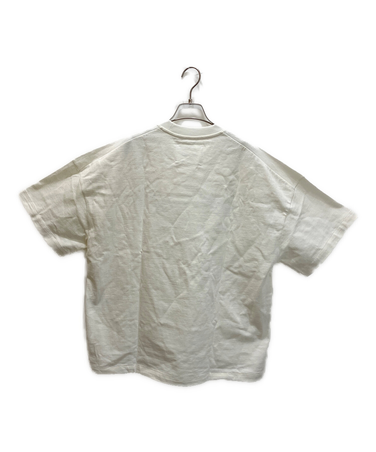 JIL SANDER オーバーサイズ Tシャツ ホワイト 中古・古着通販】JIL SANDER (ジルサンダー) オーバーサイズ ロゴTEE