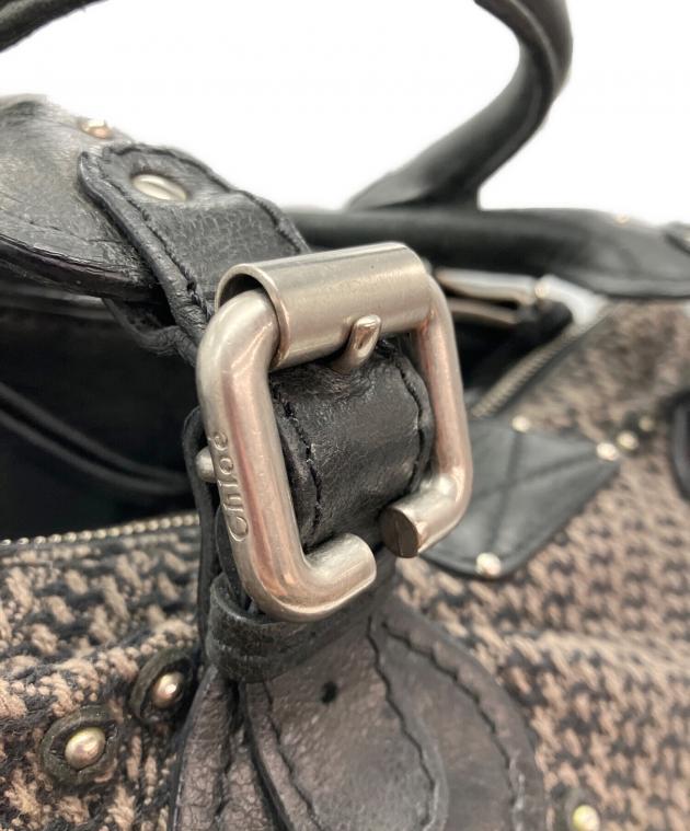 中古・古着通販】Chloe (クロエ) パディントンツイードレザー