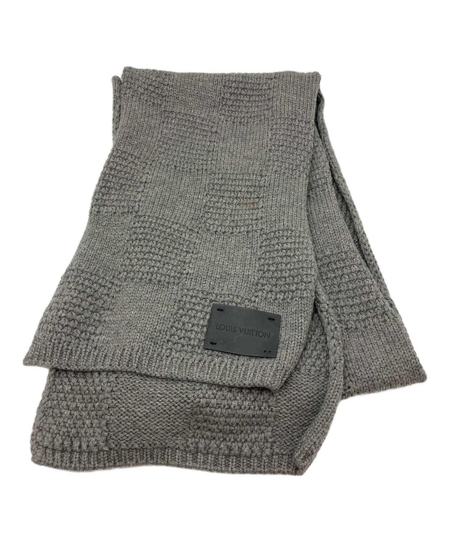 新品未使用LOUIS VUITTON ダミエ柄 ウールマフラー LOUIS VUITTON（ルイ・ヴィトン） マフラー メンズ マフラー 正規品