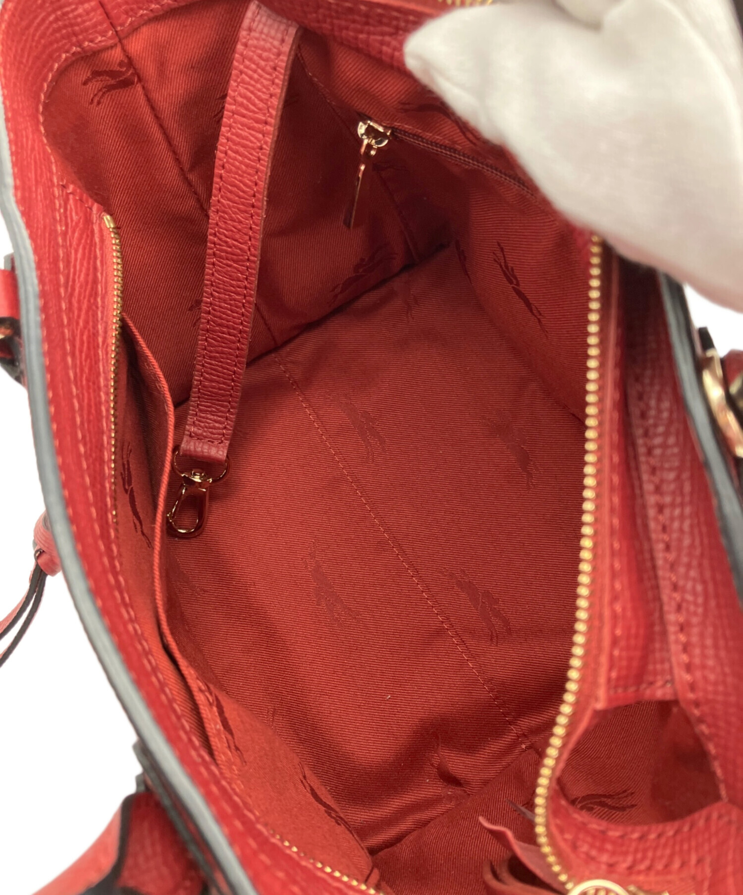中古・古着通販】LONGCHAMP (ロンシャン) MAIL BOX 2WAY ハンドバッグ
