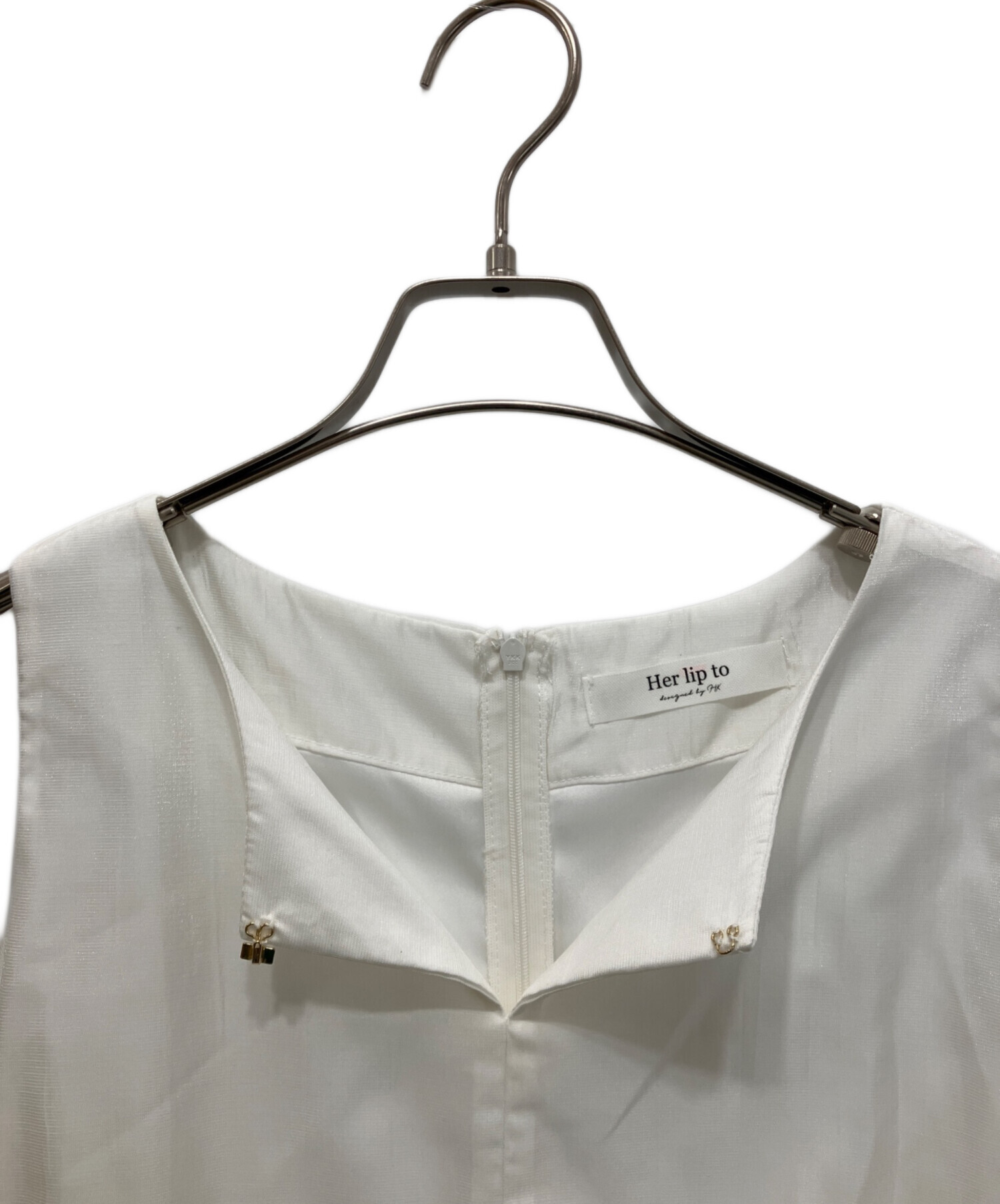 中古・古着通販】HER LIP TO (ハーリップトゥ) Bicolor-Trim Flared