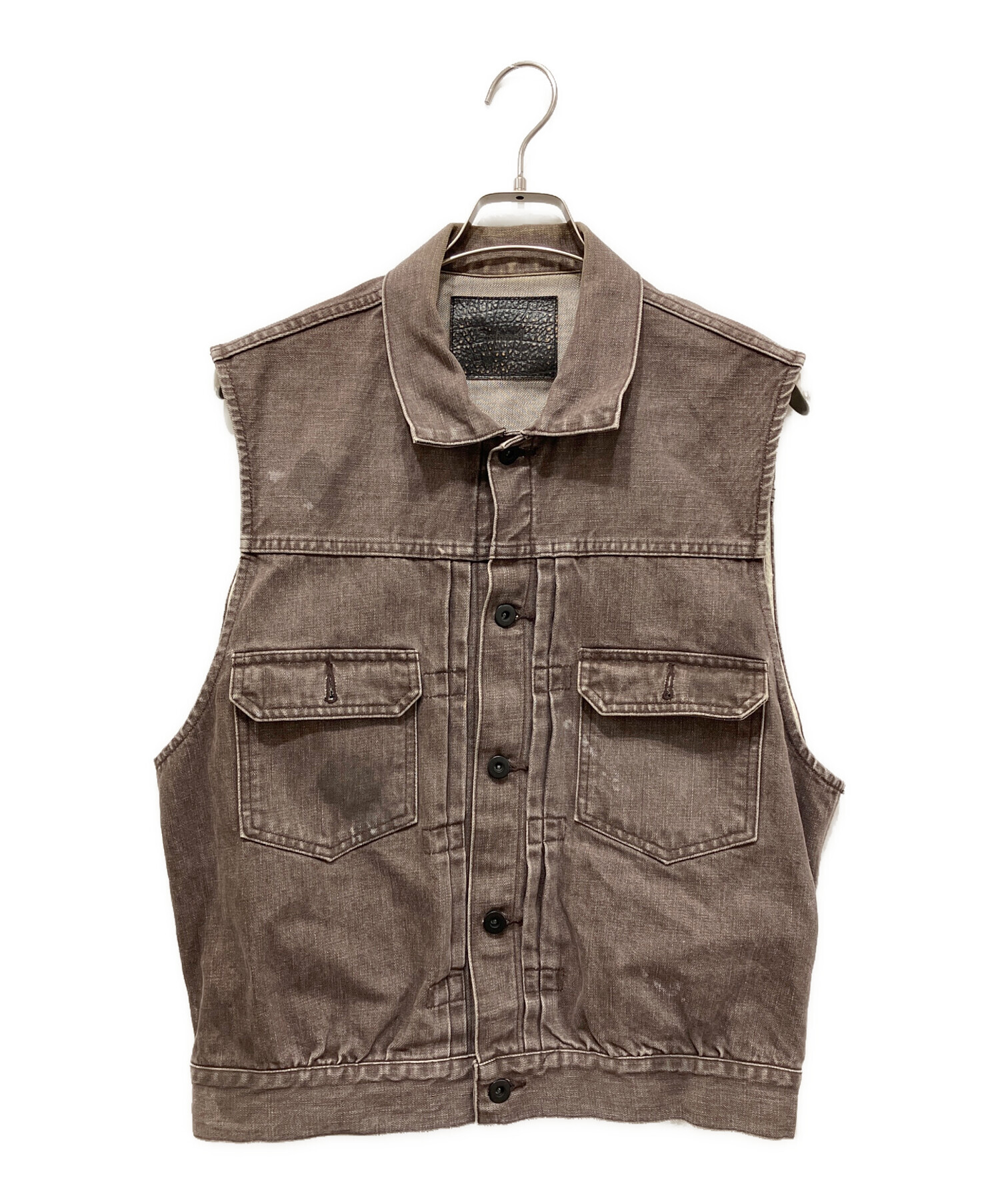 中古・古着通販】refomed (リフォメッド) OLD MAN DENIM VEST デニム 