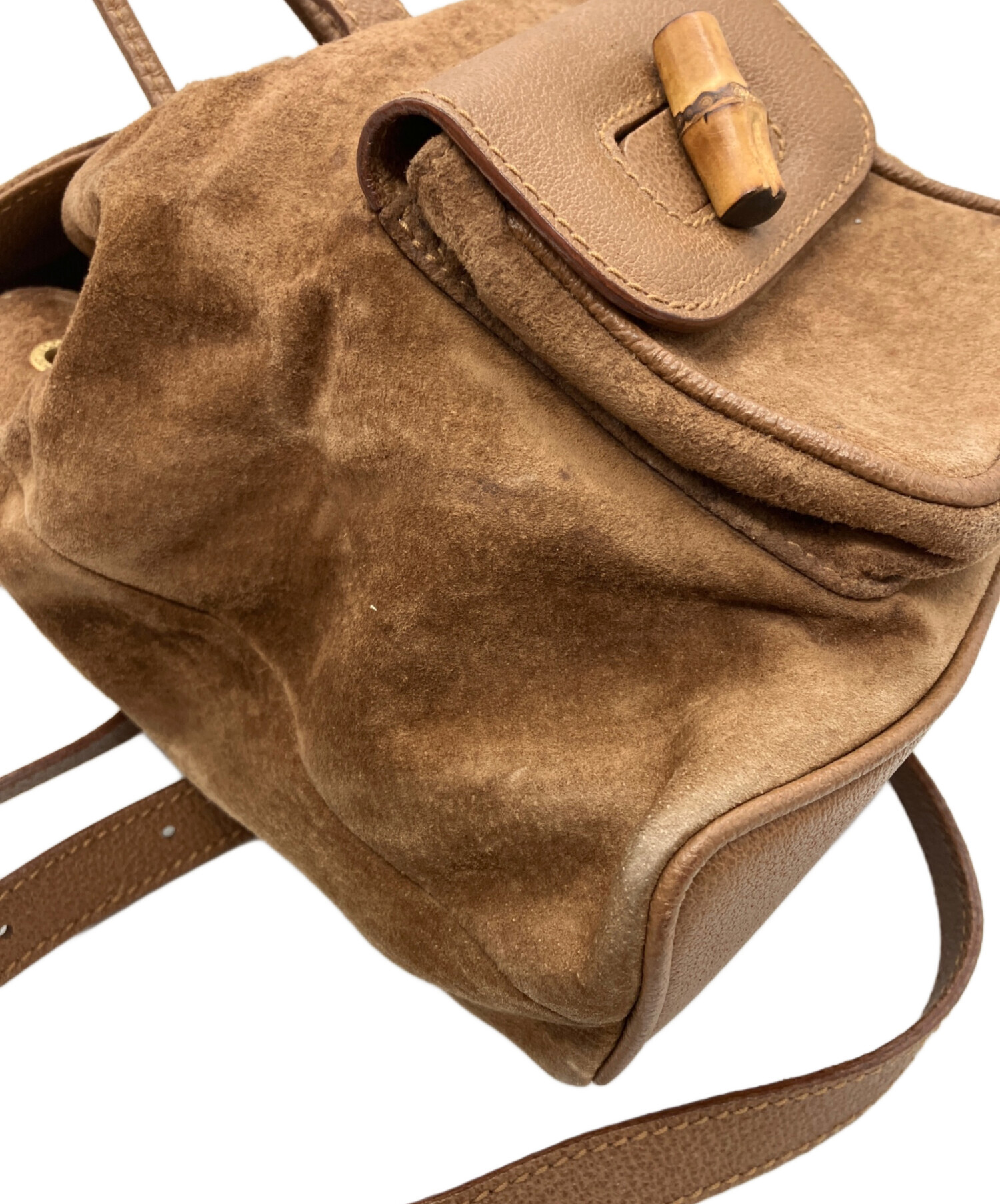 中古・古着通販】GUCCI (グッチ) バンブー スエード ミニリュック