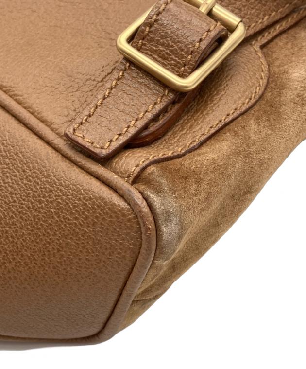 中古・古着通販】GUCCI (グッチ) バンブー スエード ミニリュック