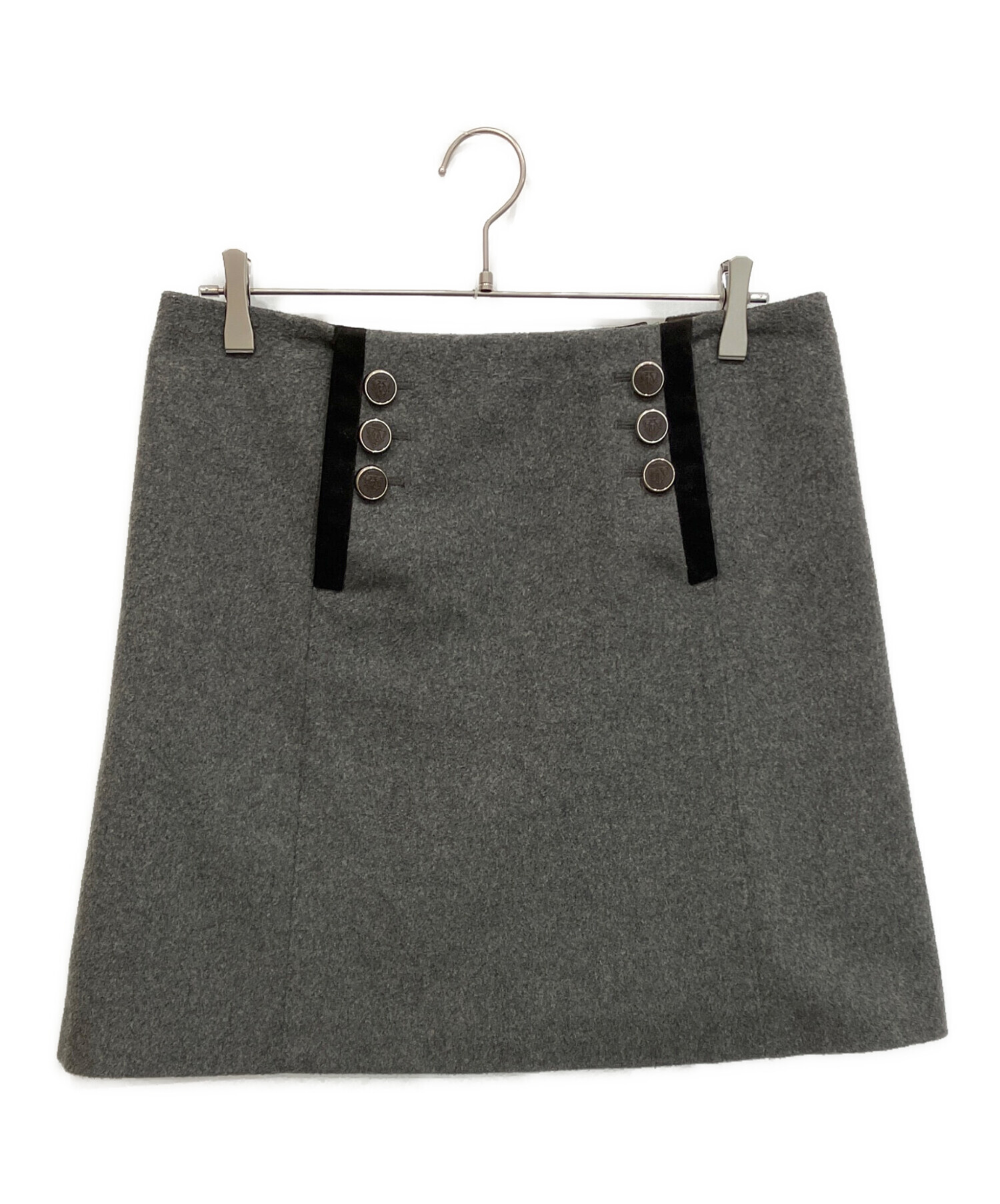 中古・古着通販】GUCCI (グッチ) ミニスカート グレー サイズ:44