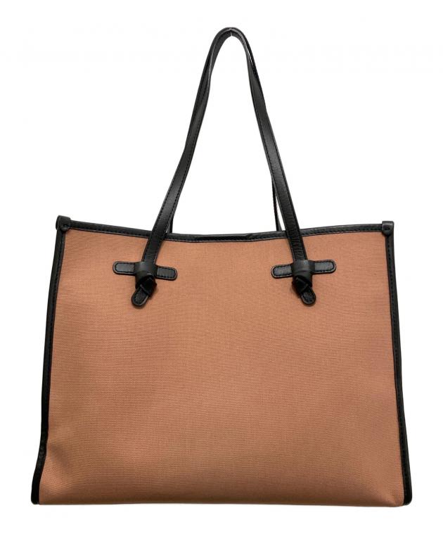 SALE‼️GIANNI CHIARINI トートバッグ ベージュ/ブラック 中古・古着通販】GIANNI CHIARINI (ジャンニ キアリーニ) MARCELLA M