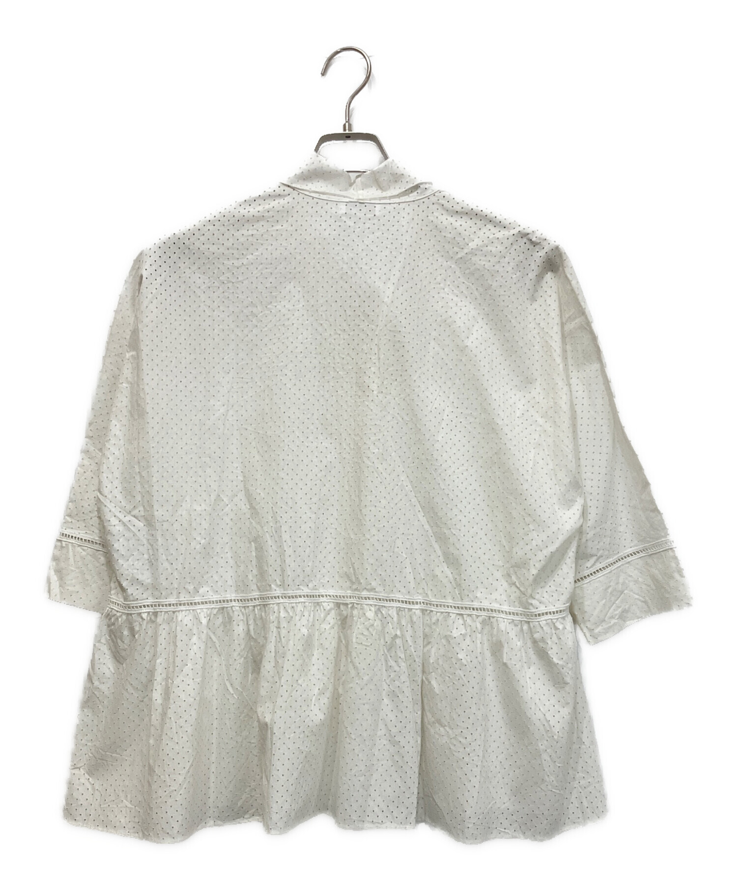 RED VALENTINO ヴァレンティノレッド ブラウス S オレンジ 【古着】【中古】【送料無料】 RED VALENTINO - RED VALENTINO ヴァレンティノレッド ニット