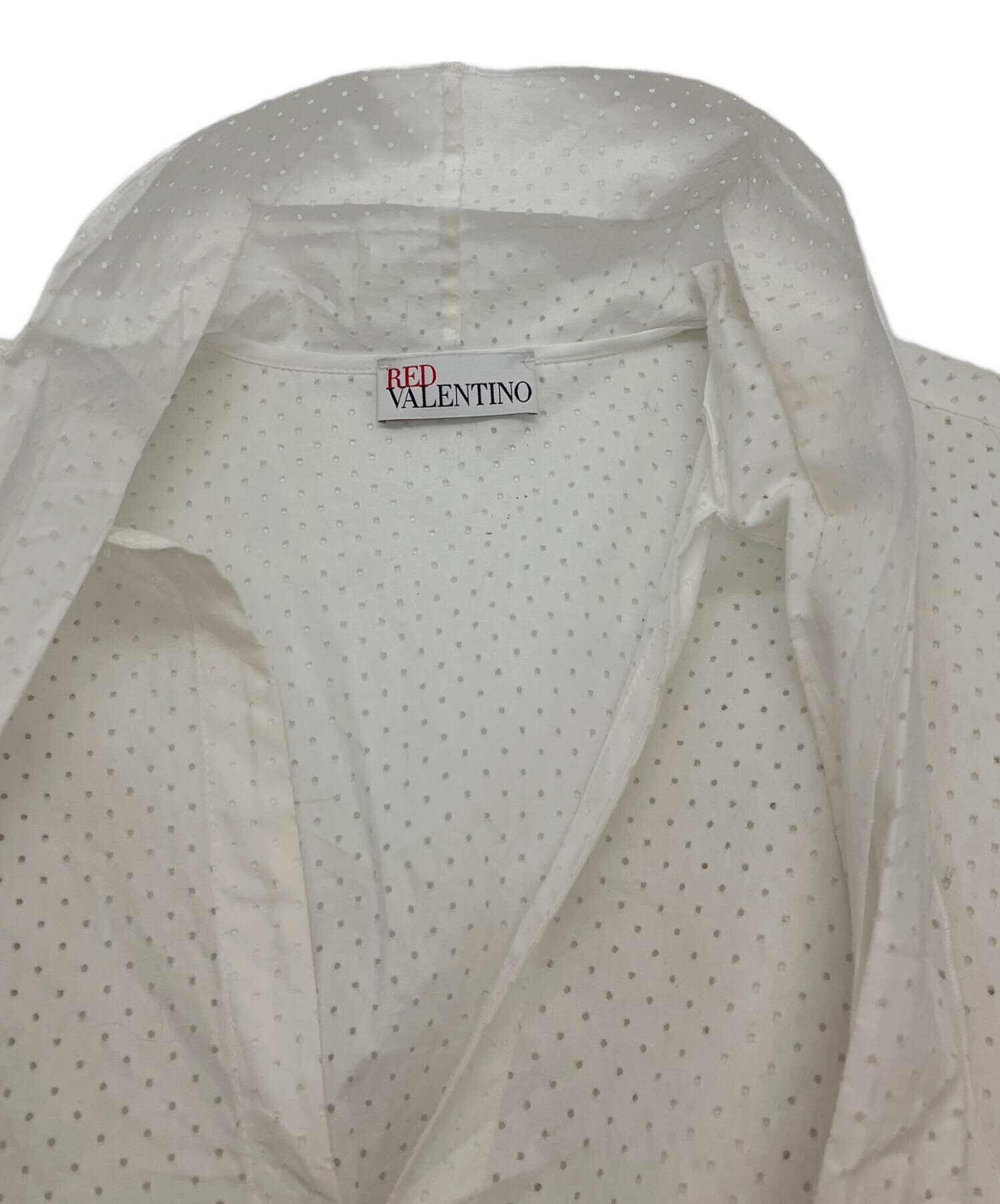 RED VALENTINO ブラウス 40(M位) 【古着】【中古】 中古・古着通販】RED VALENTINO (レッドヴァレンティノ) ボウタイ