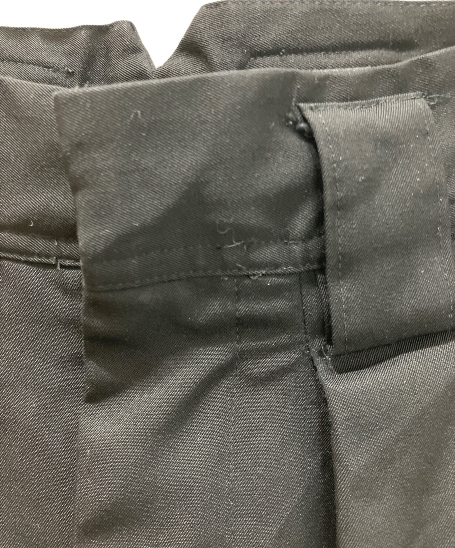 中古・古着通販】stein (シュタイン) DOUBLE WIDE TROUSERS ブラック