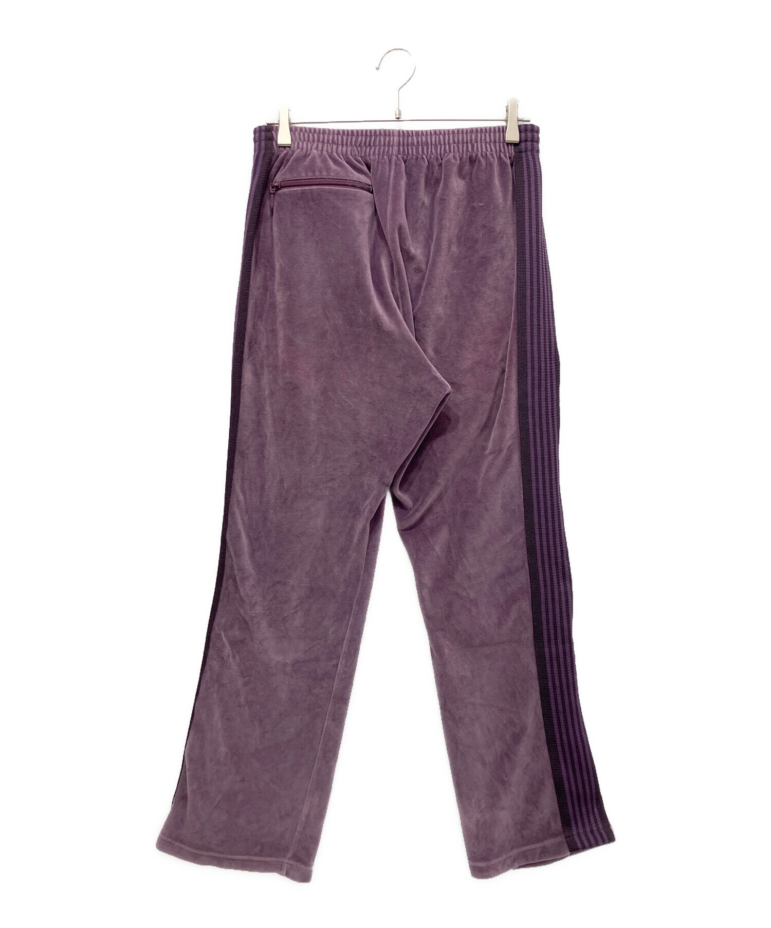 中古・古着通販】Needles (ニードルズ) ベロアトラックパンツ パープル