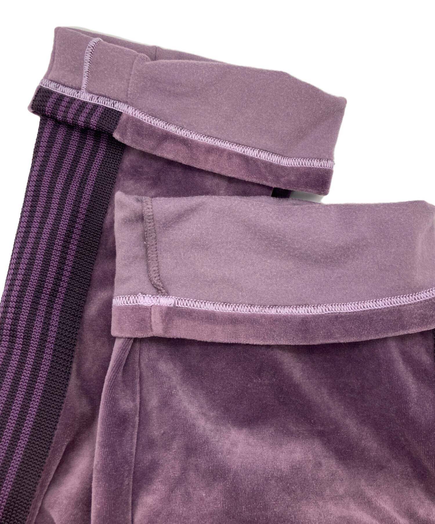 中古・古着通販】Needles (ニードルズ) ベロアトラックパンツ パープル