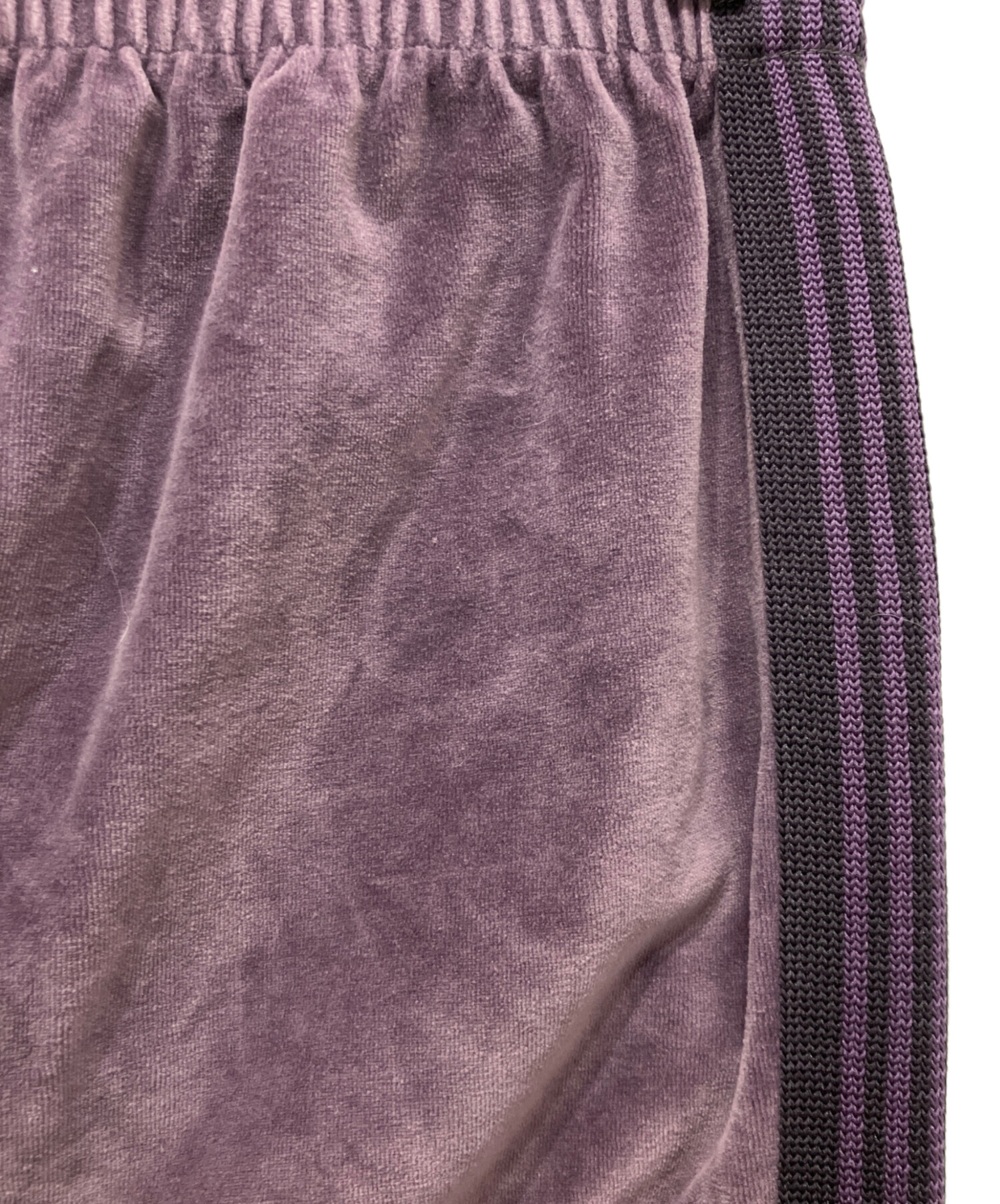 中古・古着通販】Needles (ニードルズ) ベロアトラックパンツ パープル