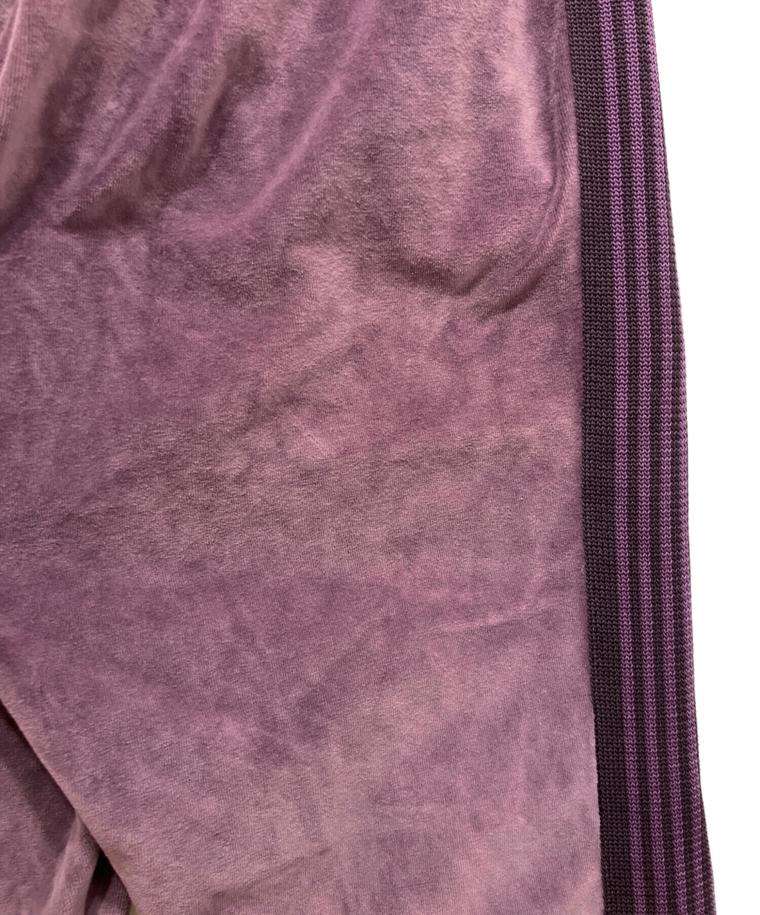 中古・古着通販】Needles (ニードルズ) ベロアトラックパンツ パープル