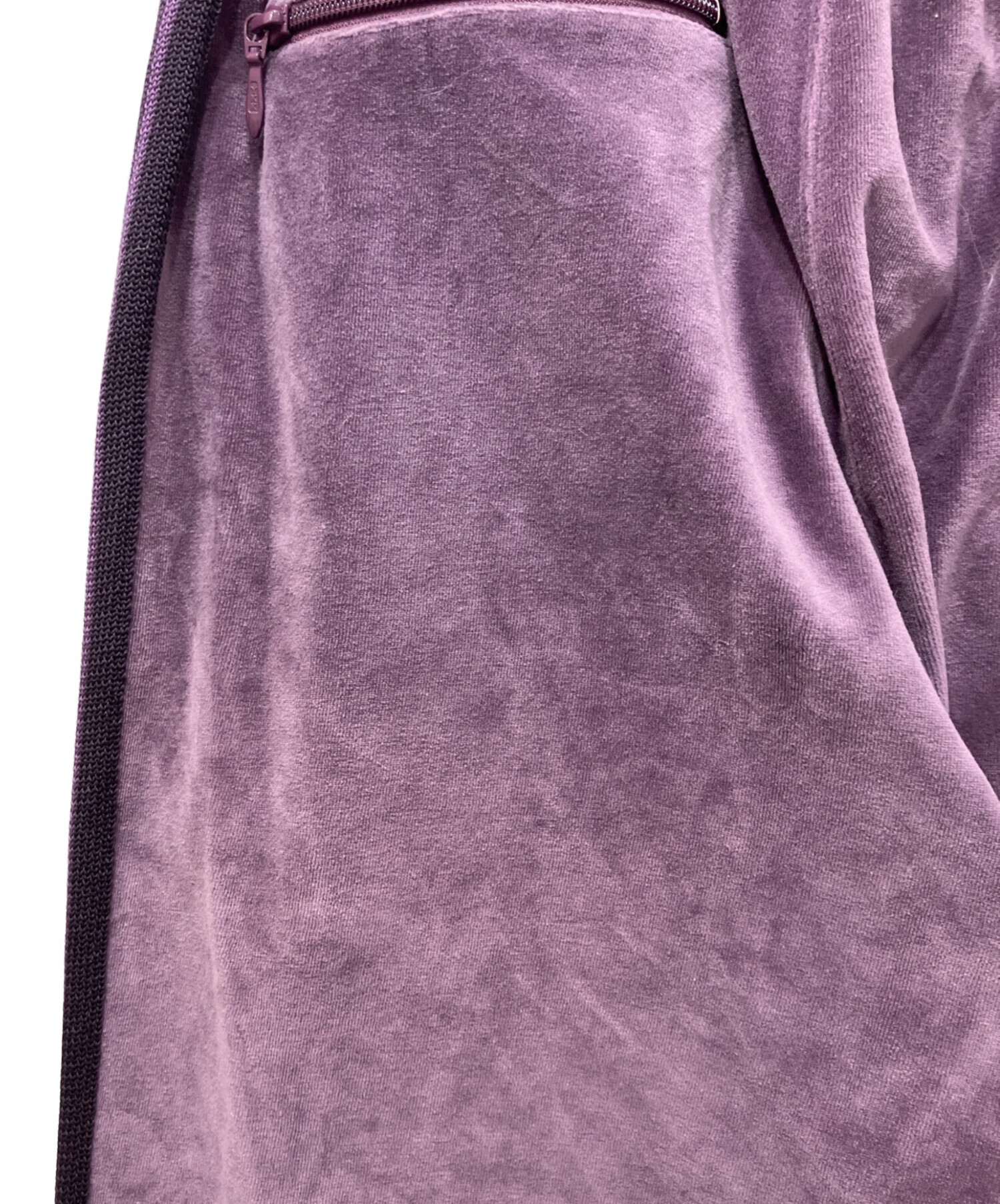 中古・古着通販】Needles (ニードルズ) ベロアトラックパンツ パープル