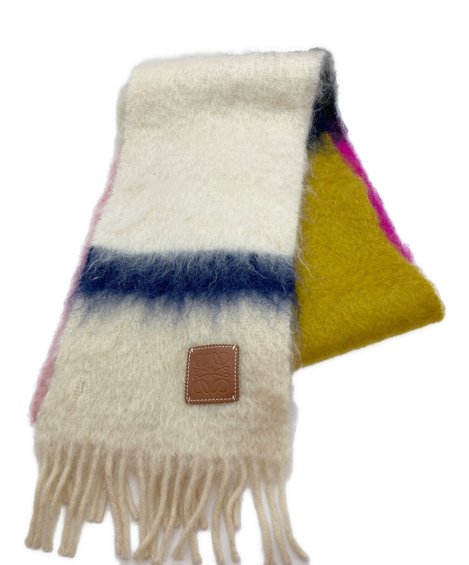 中古・古着通販】LOEWE (ロエベ) アナグラム モヘヤウールマフラー