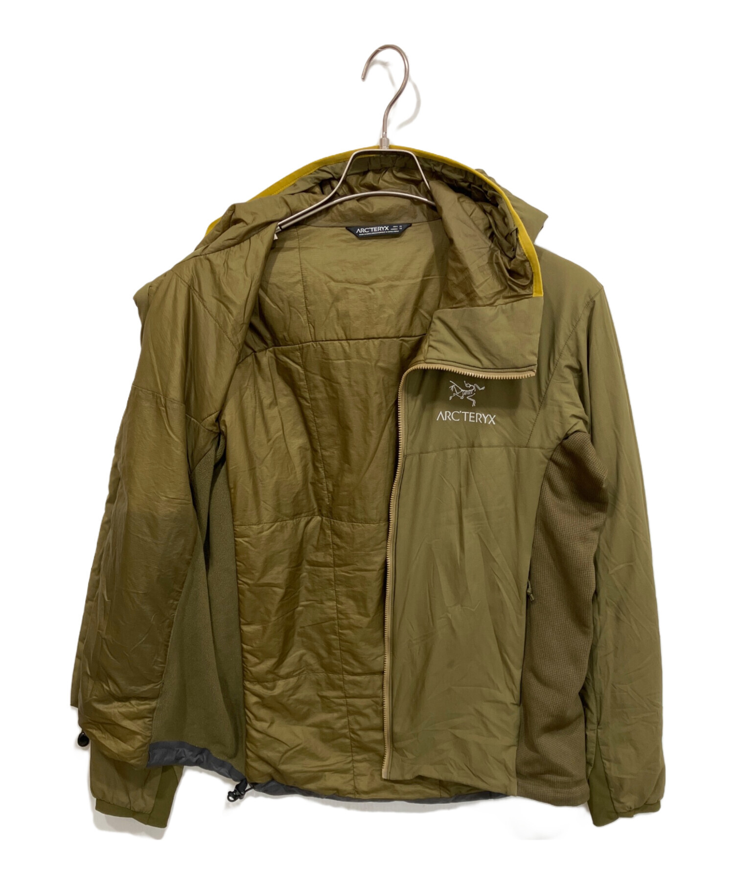 アークテリクス Atom LT Hoody カーキ マウンテンパーカー※タグ付き 中古・古着通販】ARC'TERYX (アークテリクス) ATOM LT HOODY カーキ
