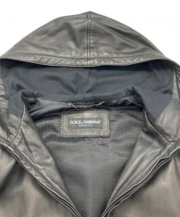 中古・古着通販】DOLCE & GABBANA (ドルチェ＆ガッバーナ) ラムレザー