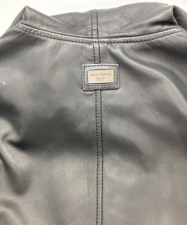 中古・古着通販】DOLCE & GABBANA (ドルチェ＆ガッバーナ) ラムレザー
