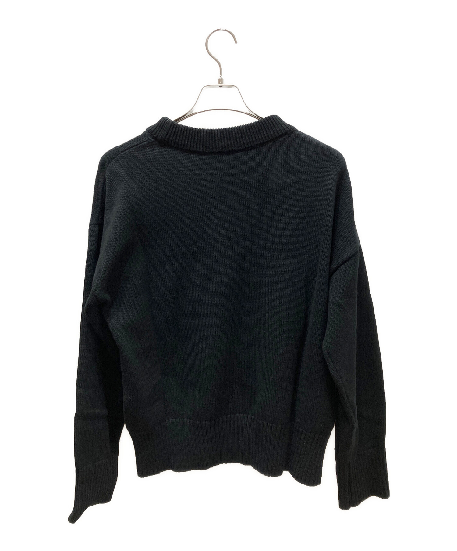 中古・古着通販】AMI PARIS (アミ パリス) ロゴクルーネックニット