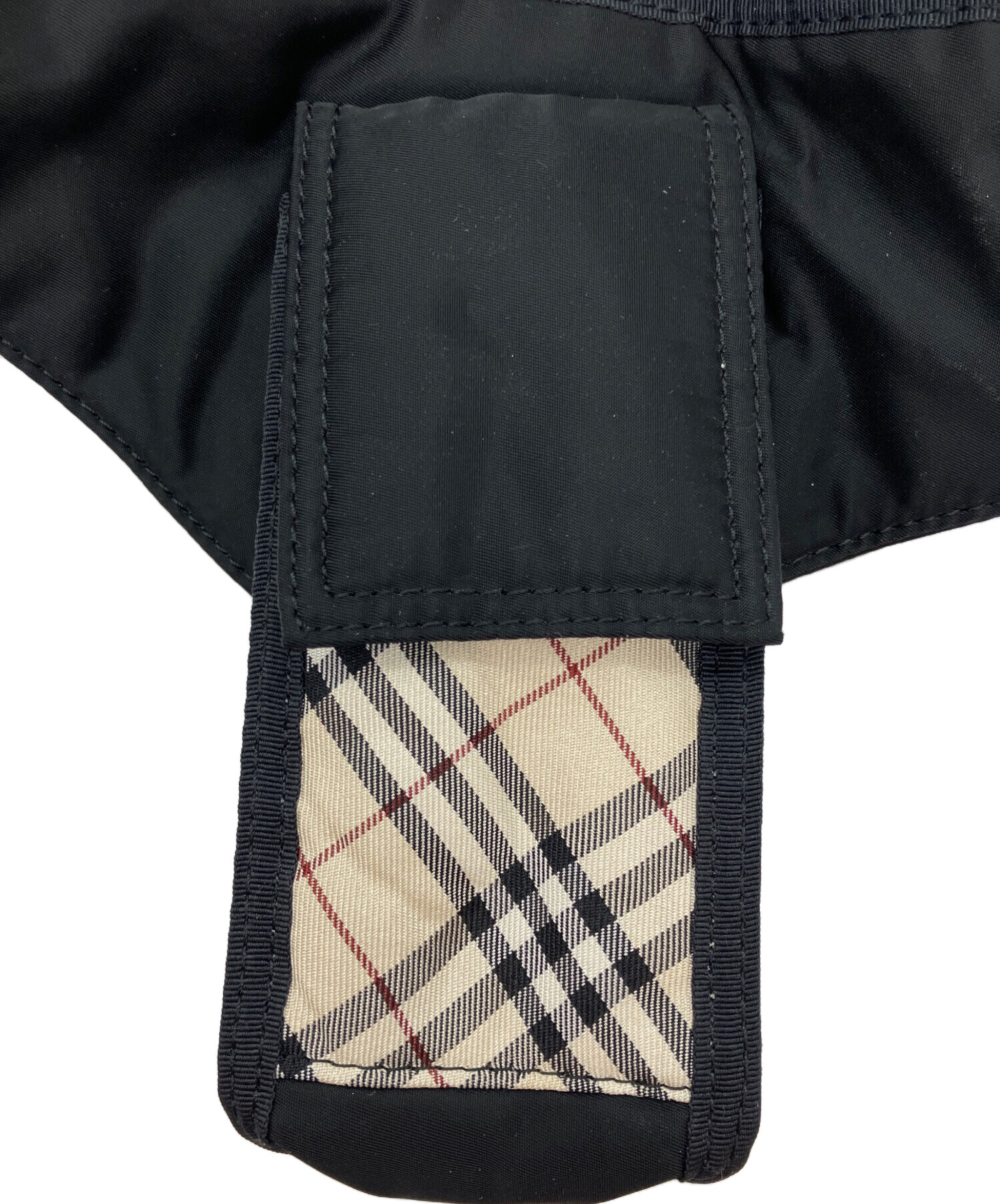Burberry ブラックレーベル ウエストバッグ　ウール チェック 中古・古着通販】BURBERRY BLACK LABEL (バーバリーブラックレーベル