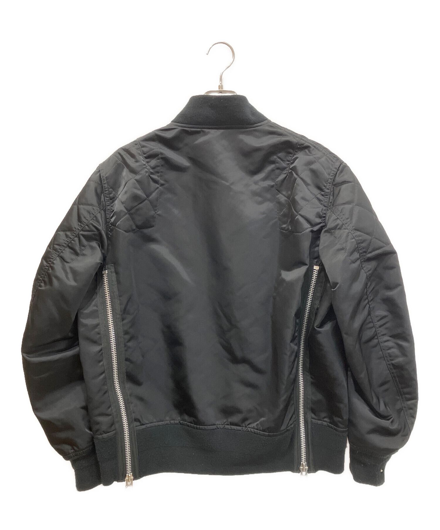中古・古着通販】sacai (サカイ) レザードッキング MA-1ジャケット 