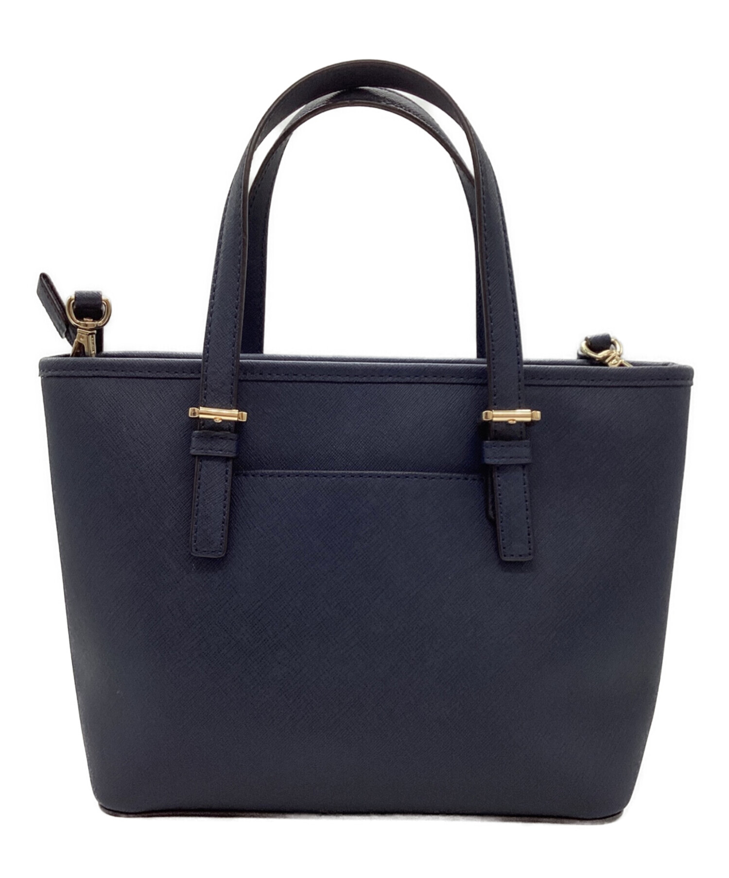 新品☆MICHAEL KORSマイケルコース 2wayショルダーバッグ ネイビー 中古・古着通販】MICHAEL KORS (マイケルコース) 2WAYバッグ ネイビー