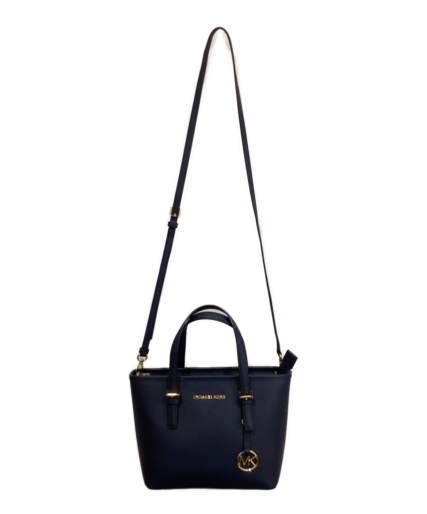中古・古着通販】MICHAEL KORS (マイケルコース) 2WAYバッグ ネイビー