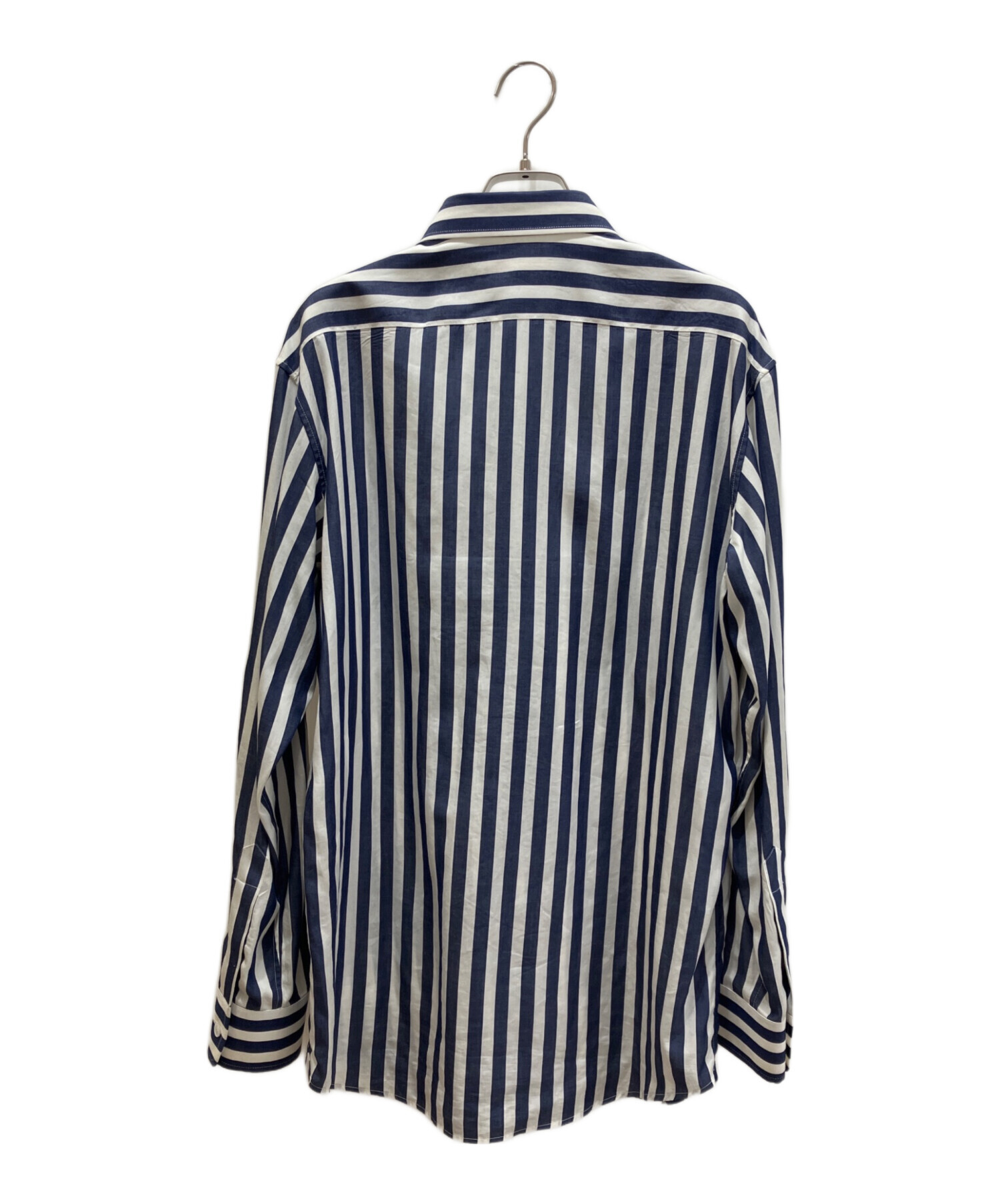 中古・古着通販】CELINE (セリーヌ) トリオンフロゴ ストライプシャツ