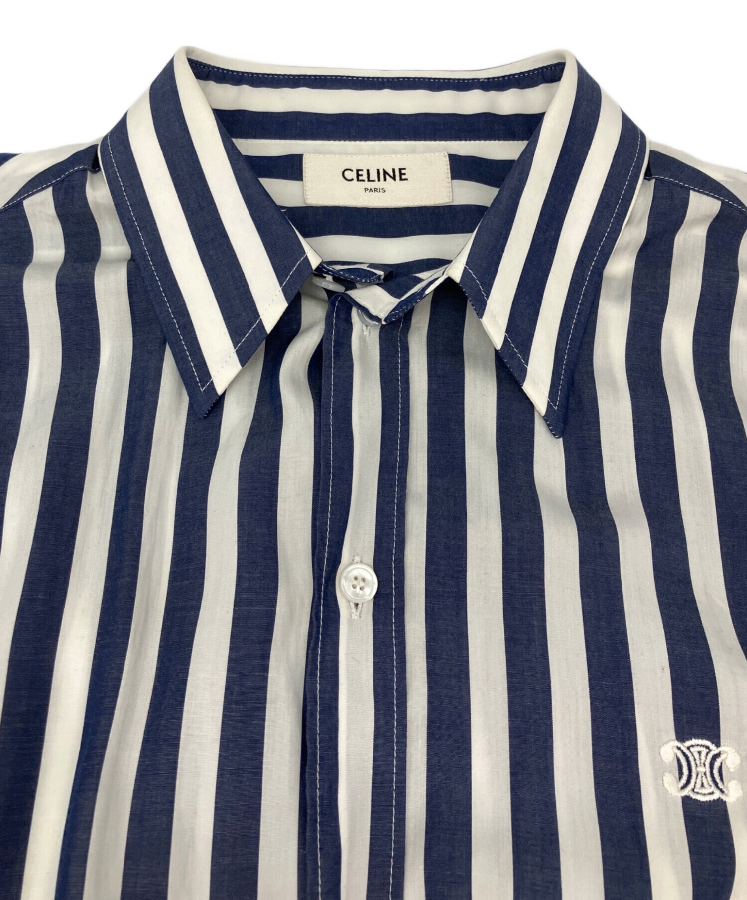 ★CELINE★ストライプ アスリート ブラ / メッシュ 中古・古着通販】CELINE (セリーヌ) アスリート ブラ / メッシュ