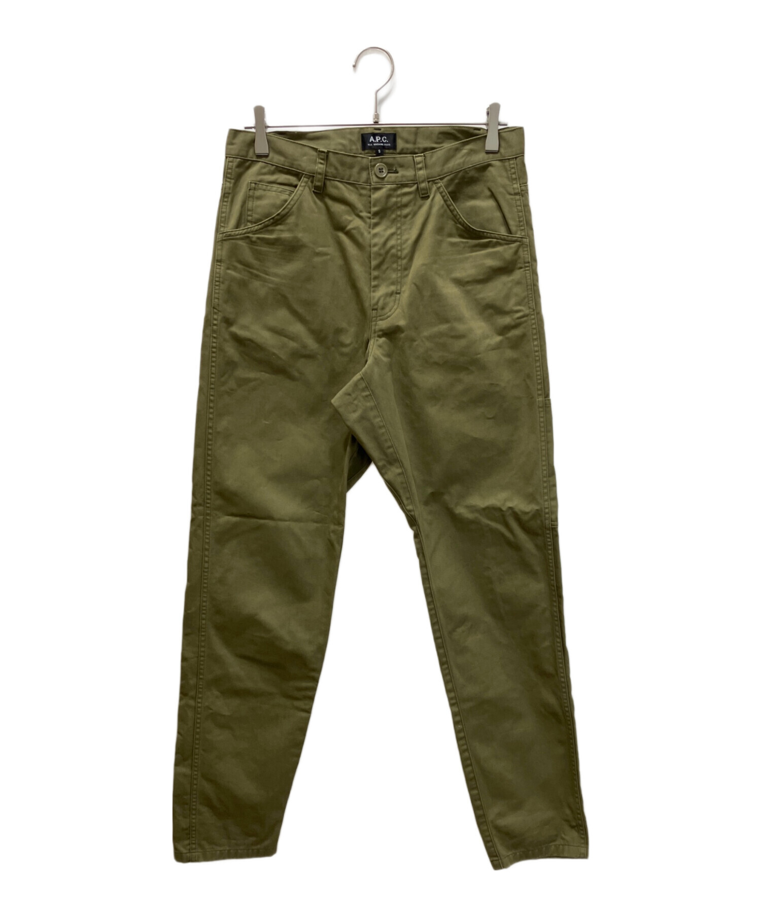 中古・古着通販】A.P.C. (アーペーセー) ペインターパンツ オリーブ 
