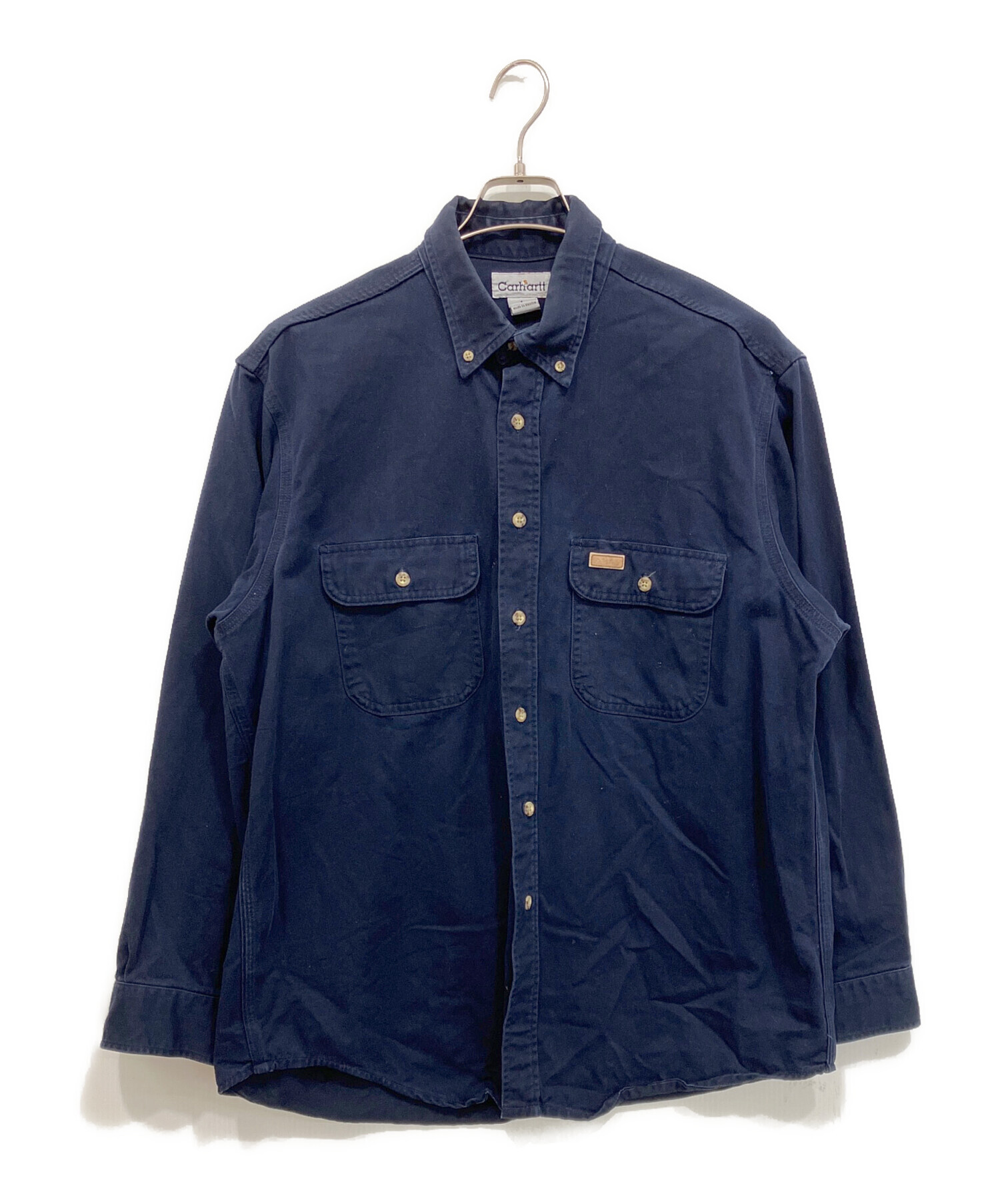 中古・古着通販】CarHartt (カーハート) ボタンダウンシャツ ネイビー