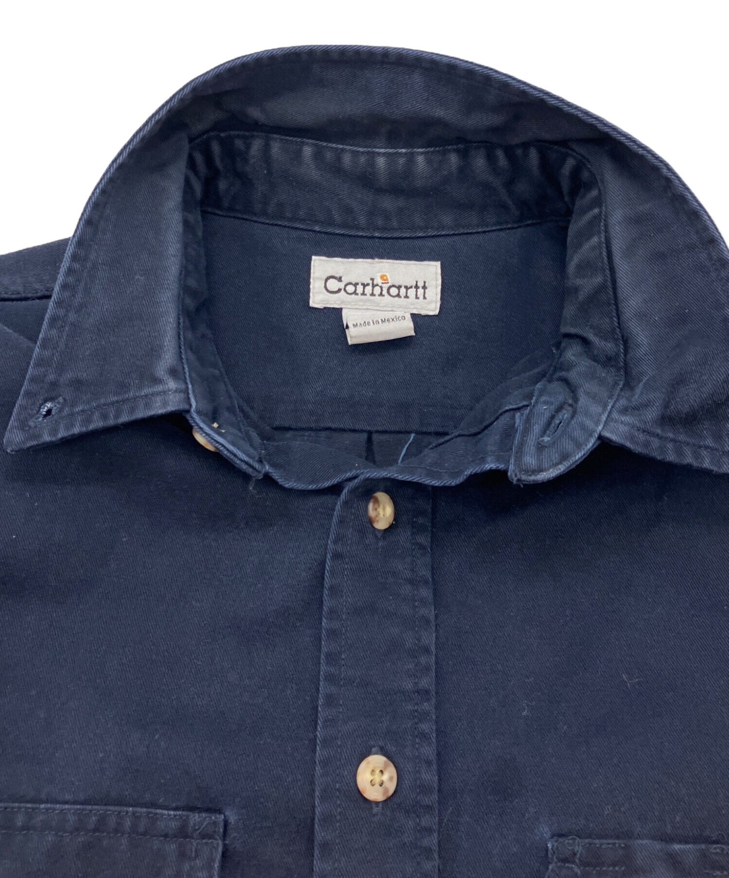 中古・古着通販】CarHartt (カーハート) ボタンダウンシャツ ネイビー