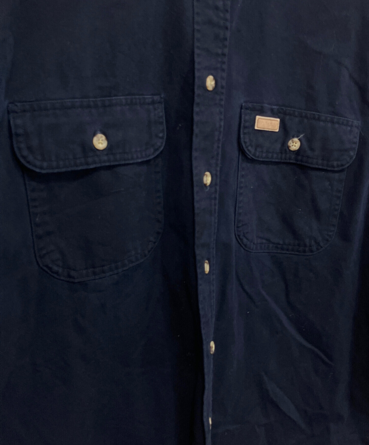 中古・古着通販】CarHartt (カーハート) ボタンダウンシャツ ネイビー