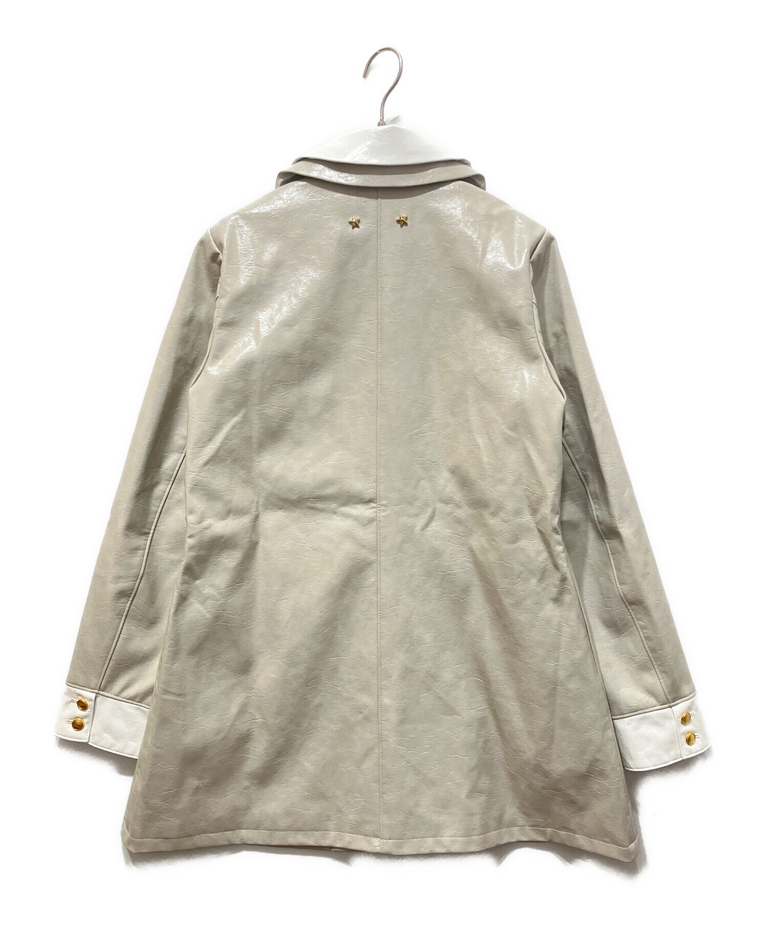【正規品】Bibiy JENNA JACKET ⭐️ 中古・古着通販】Bibiy. (ビビィ) JENNA JACKET グレー×ホワイト