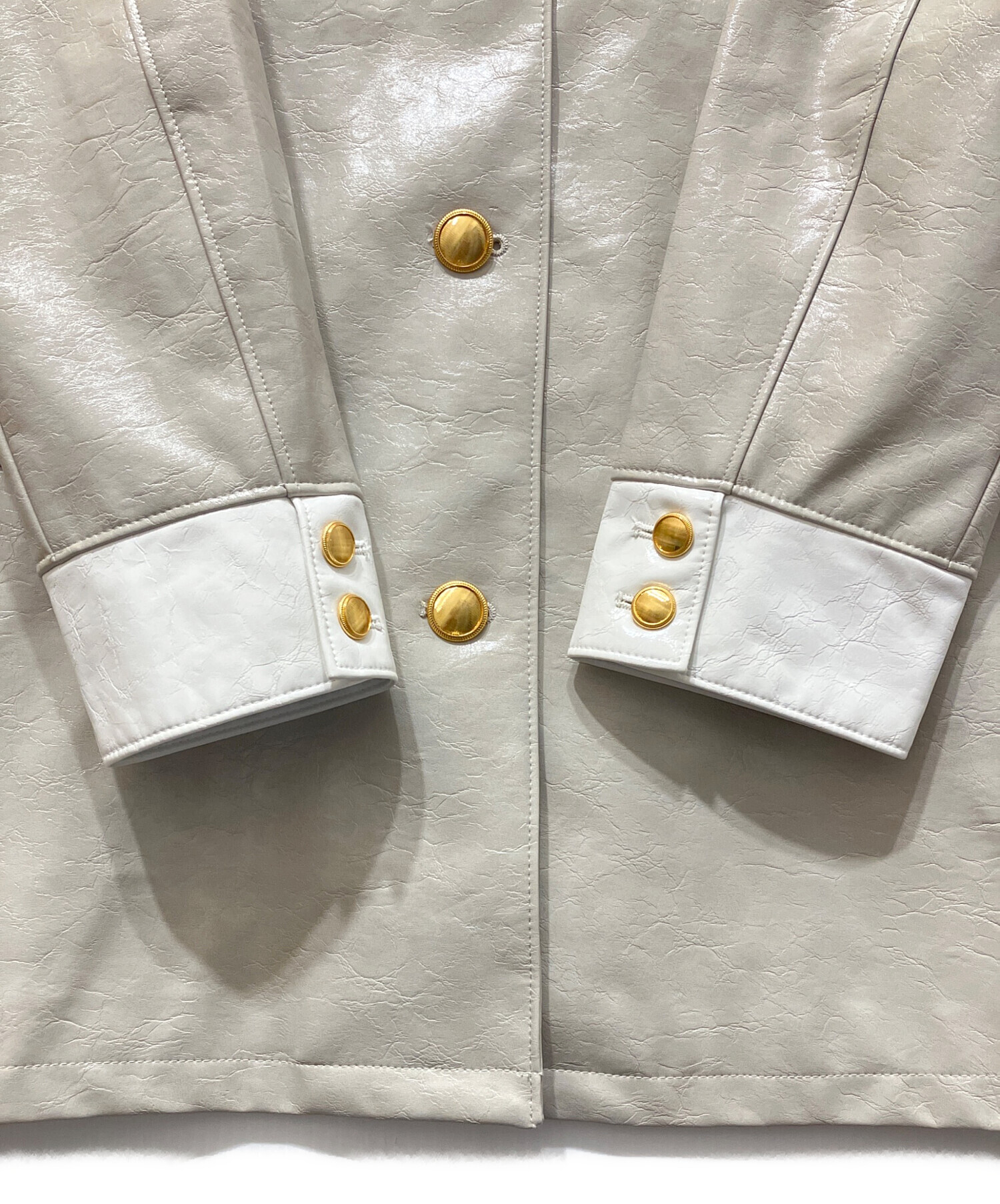 中古・古着通販】Bibiy. (ビビィ) JENNA JACKET グレー×ホワイト