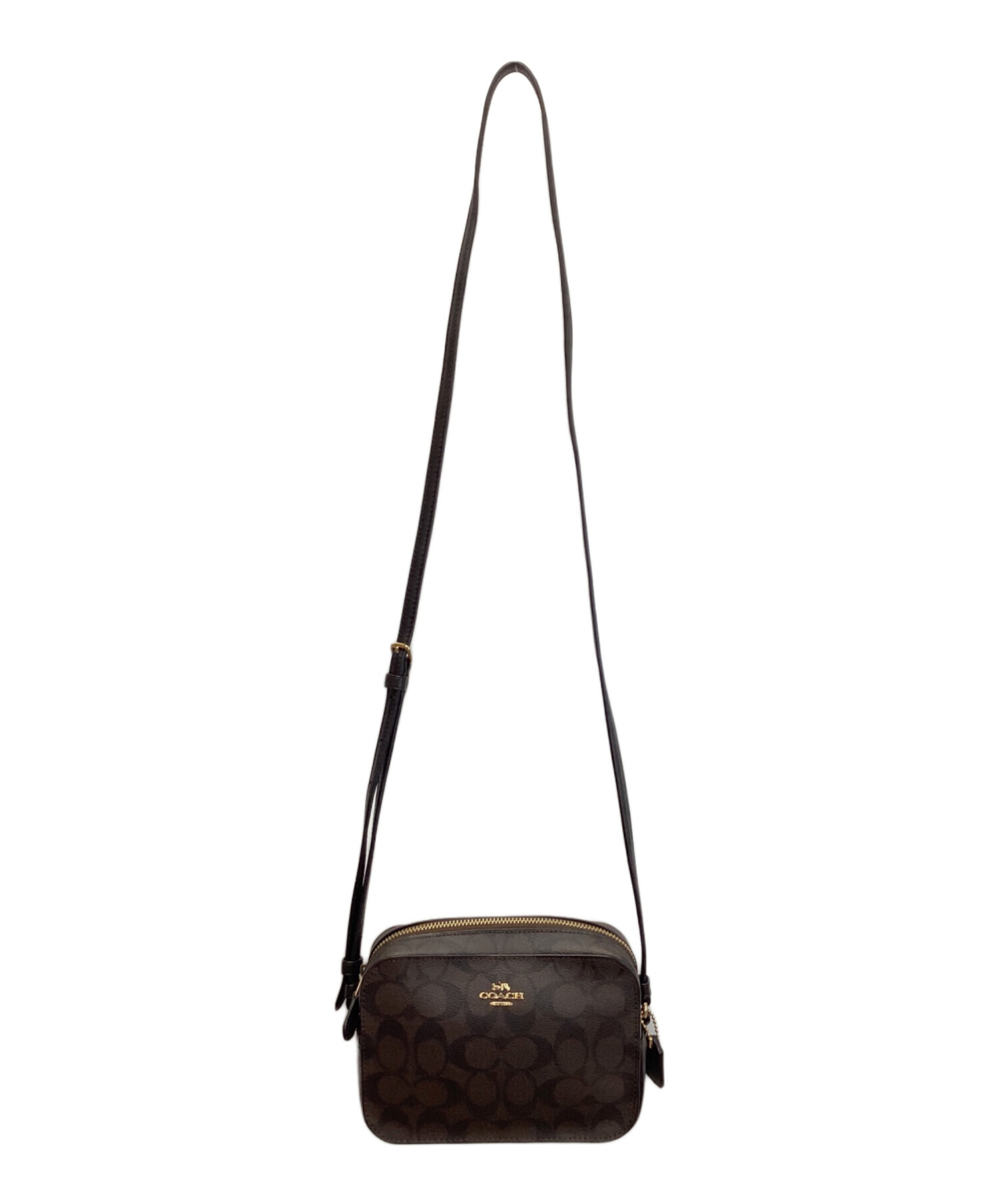中古・古着通販】COACH (コーチ) ミニ カメラ バッグ シグネチャー 