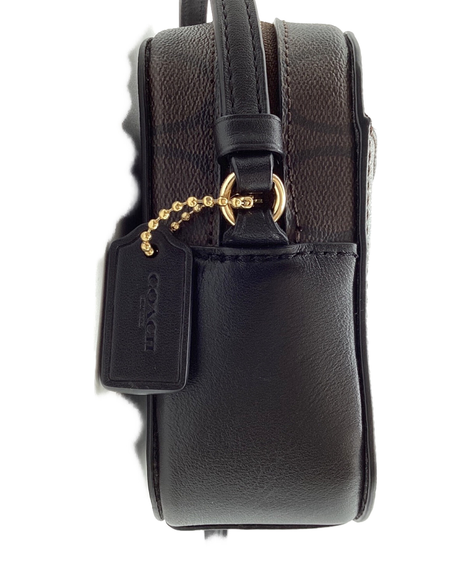 中古・古着通販】COACH (コーチ) ミニ カメラ バッグ シグネチャー 