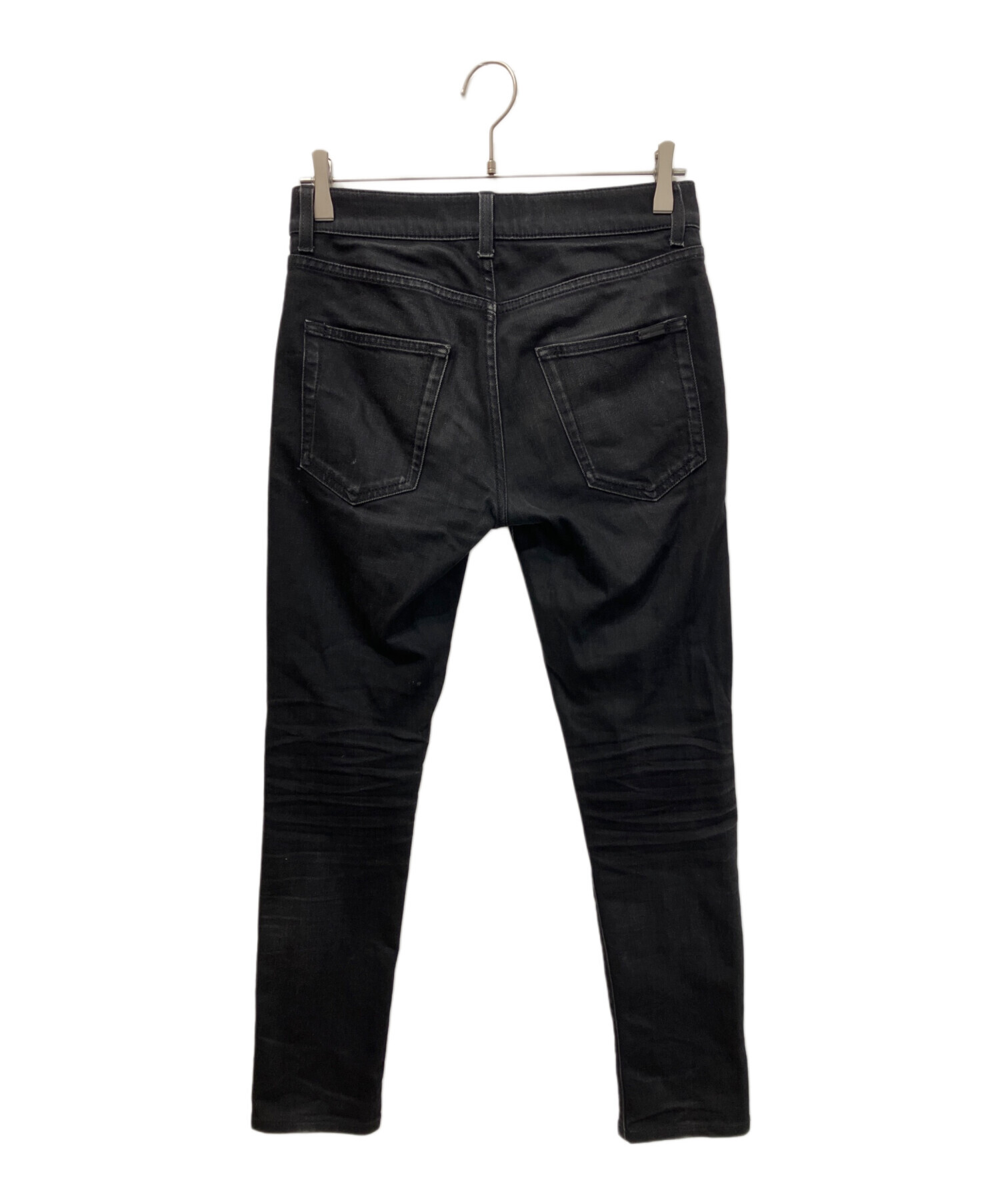 Saint Laurent Paris スキニーブラックデニム 中古・古着通販】Saint Laurent Paris (サンローランパリ) スキニー