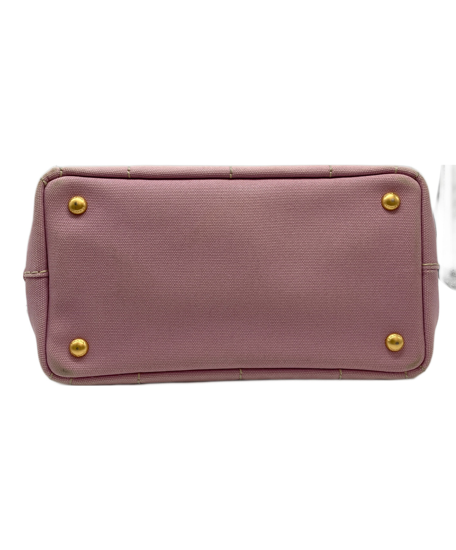 中古・古着通販】PRADA (プラダ) カナパミニ ハンドバッグ ピンク