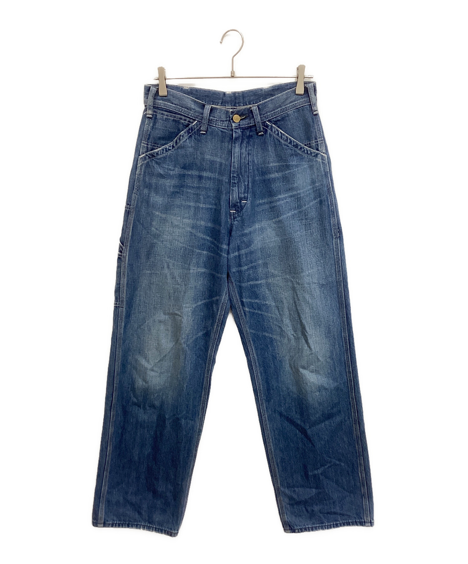 中古・古着通販】LEE (リー) DUNGAREES ワイドペインターパンツ ブルー